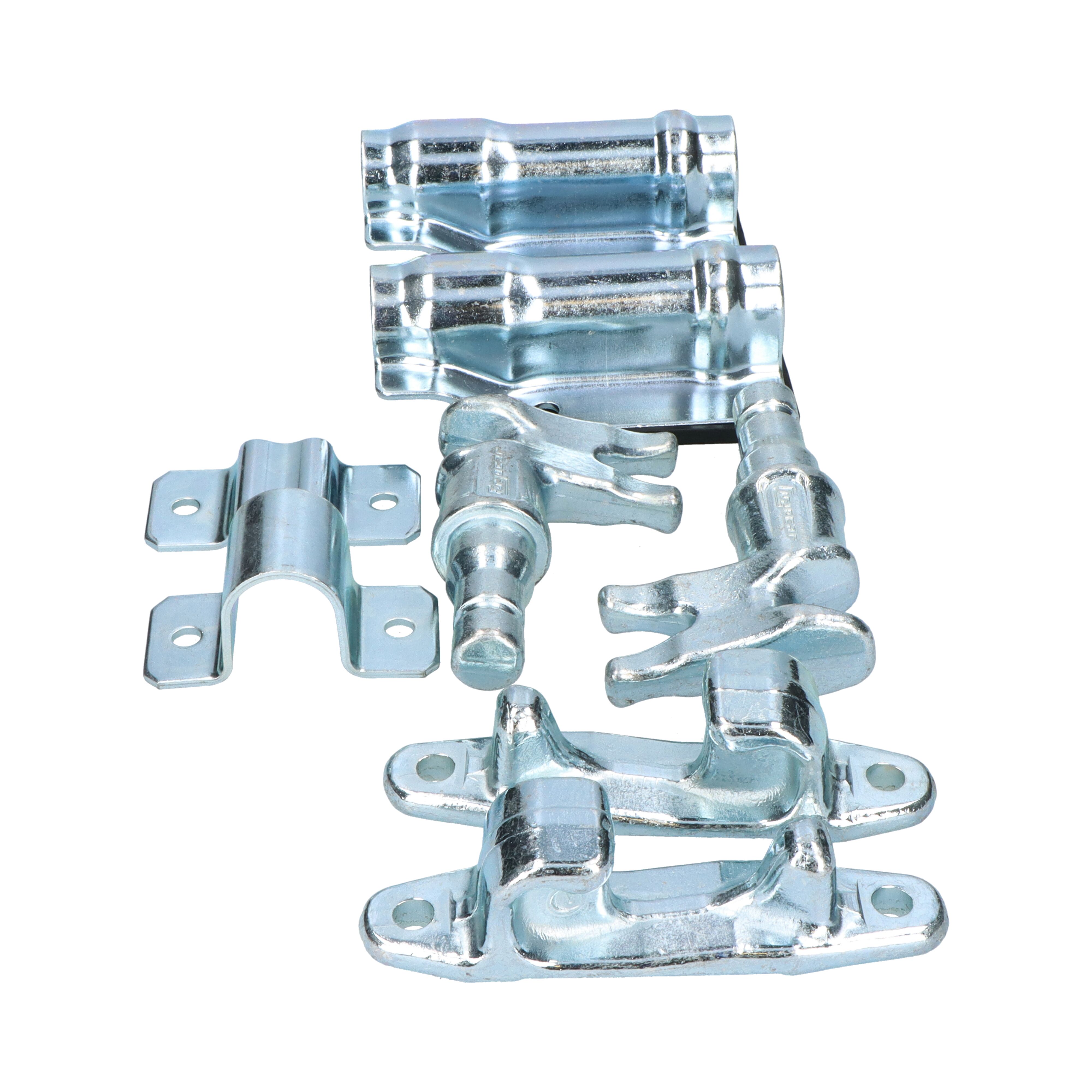 Pommier opbouwsluiting set Ø 27 mm - model PS3 - verzinkt
