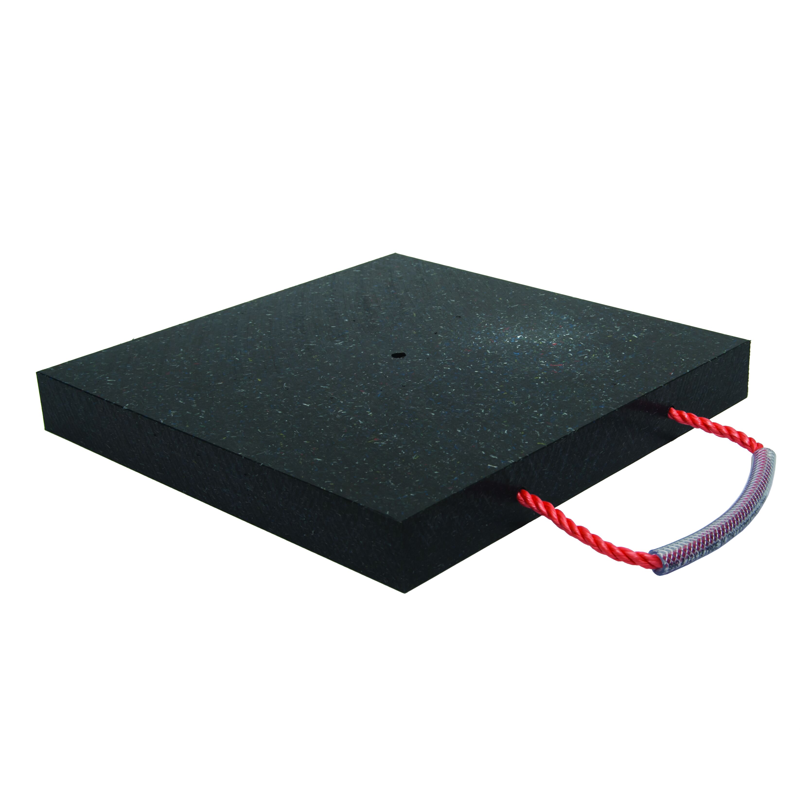 Rhiwa Quality plaque de frappe 650 x 650 x 60 mm