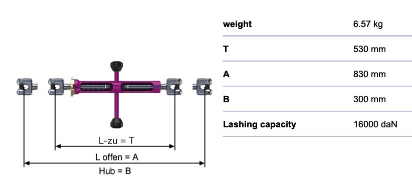 RUD ICE-Tensioner CURT-K-13-GAKO - for lashing chain