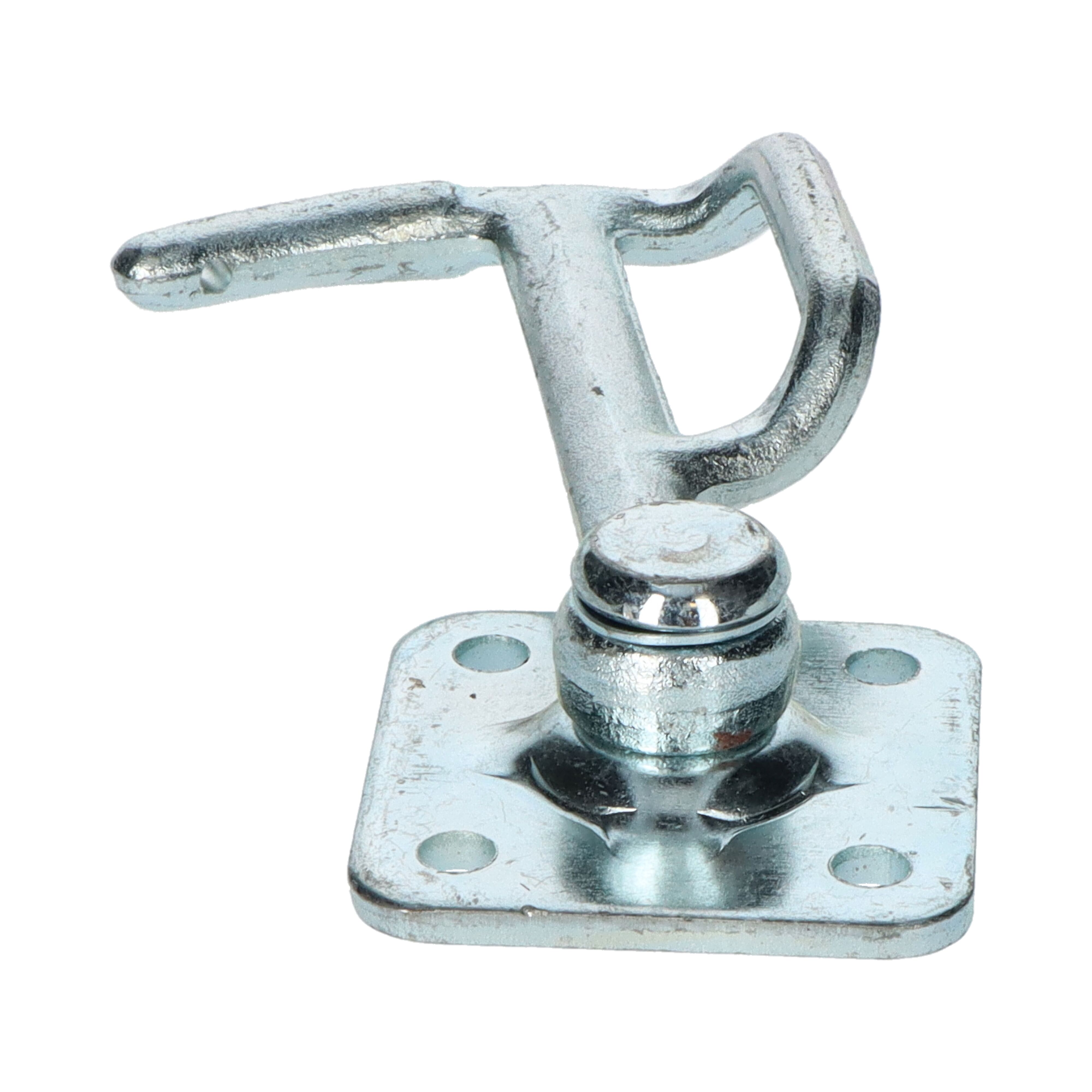 Rhiwa Quality hook no. 1 - left - with bracket - zinc-plated