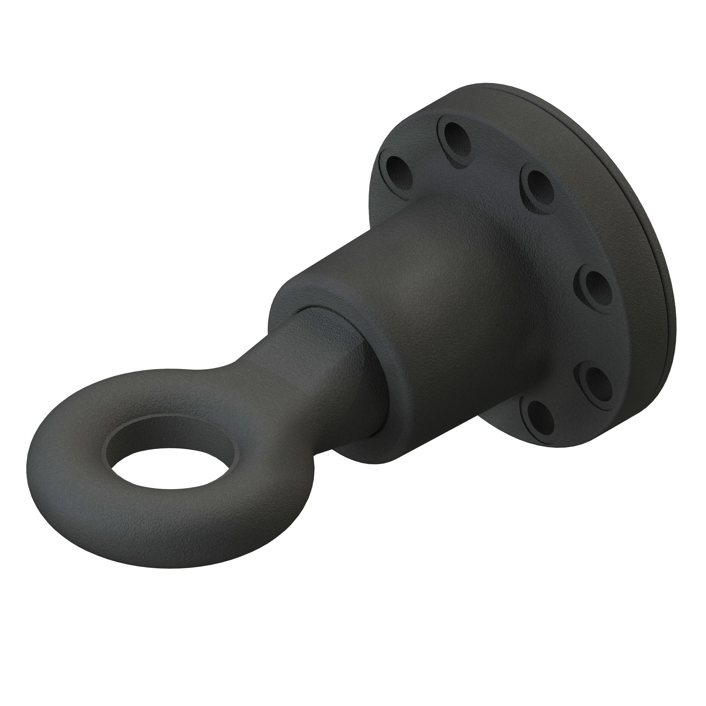 Pommier anneau de remorquage Ø 68 mm - pivotant - comprenant 8 poissons/anneaux - 180 kN - acier