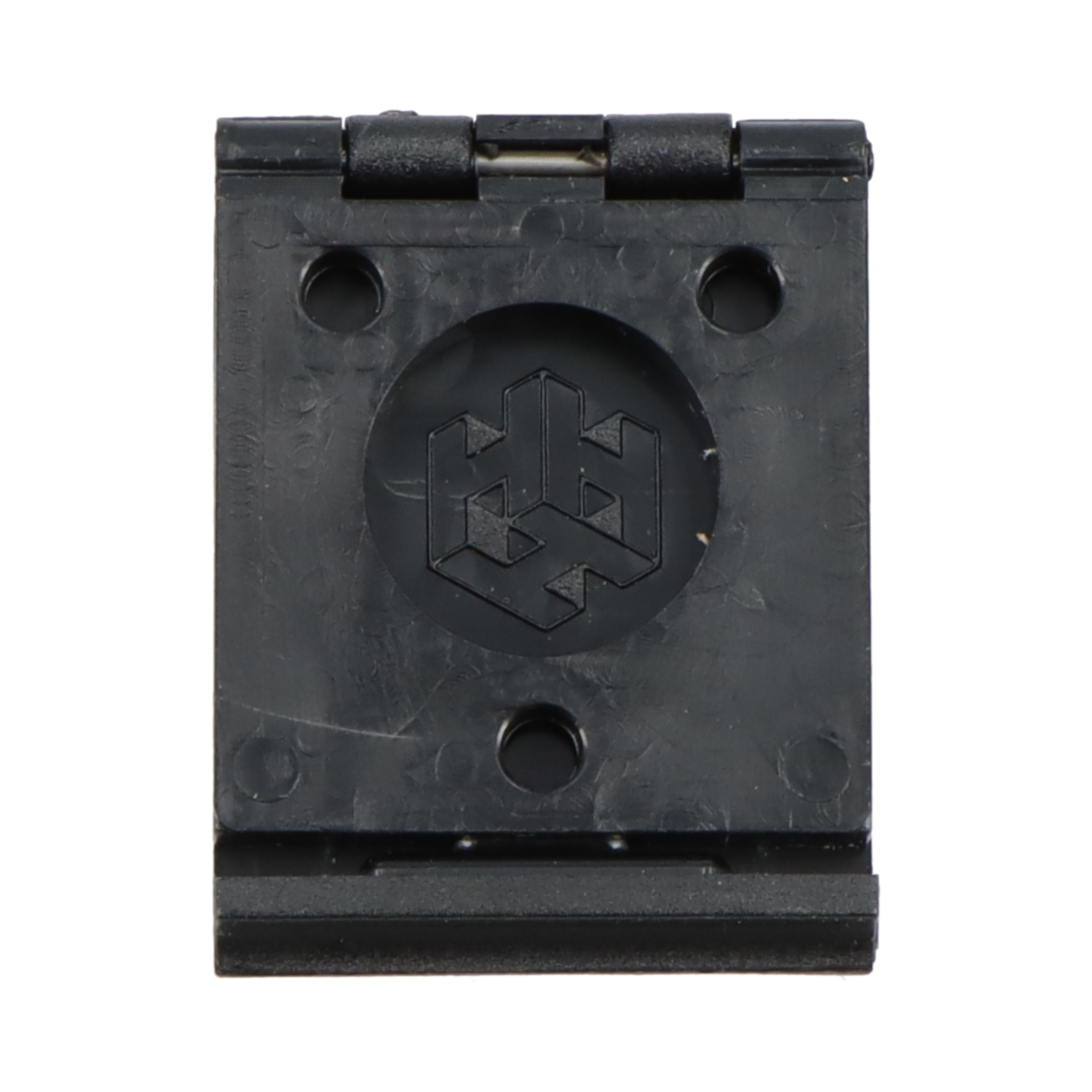 Rhiwa Quality key plate - 3-hole - black plastic