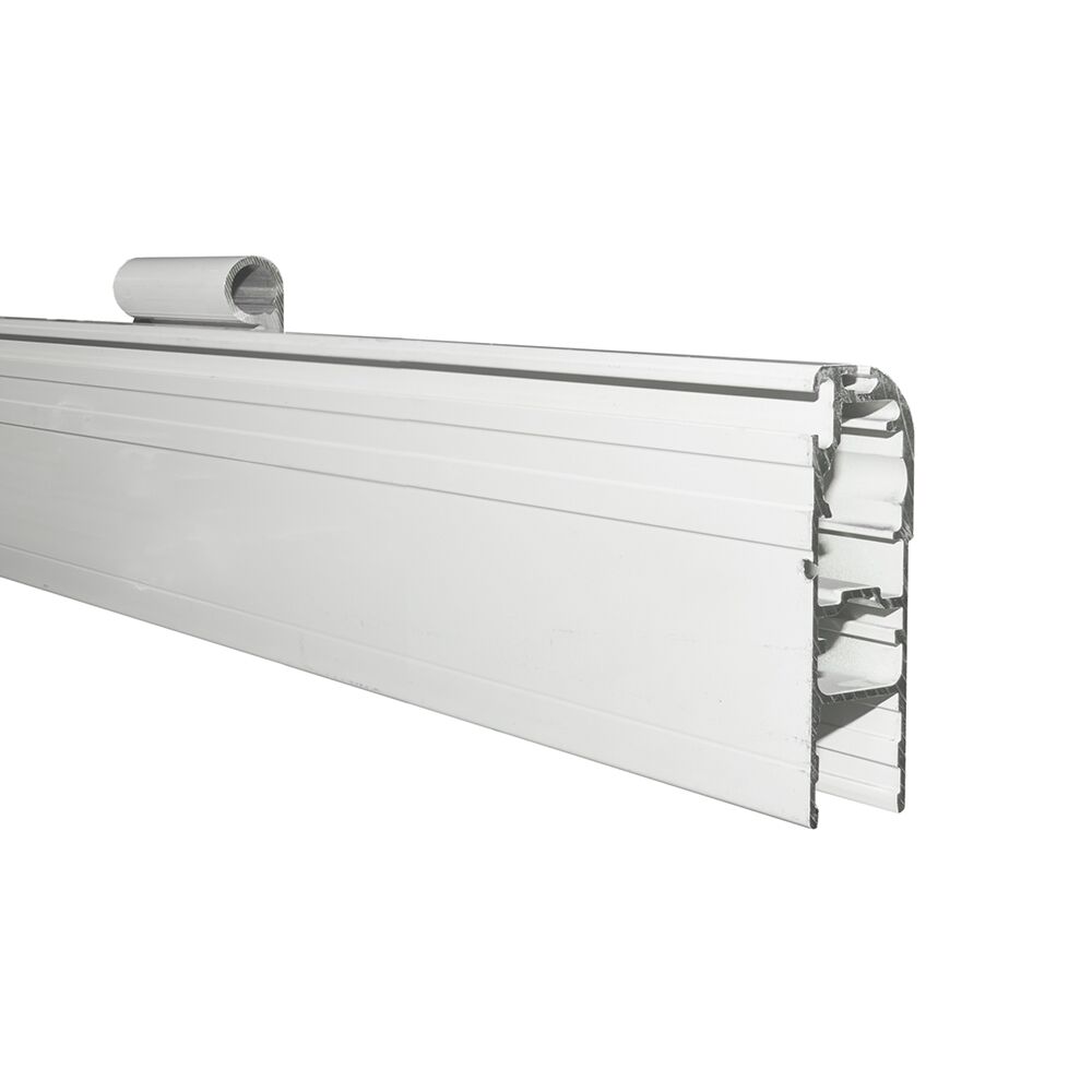 PWP edge profile door - 4 hinges - 2700 mm - white