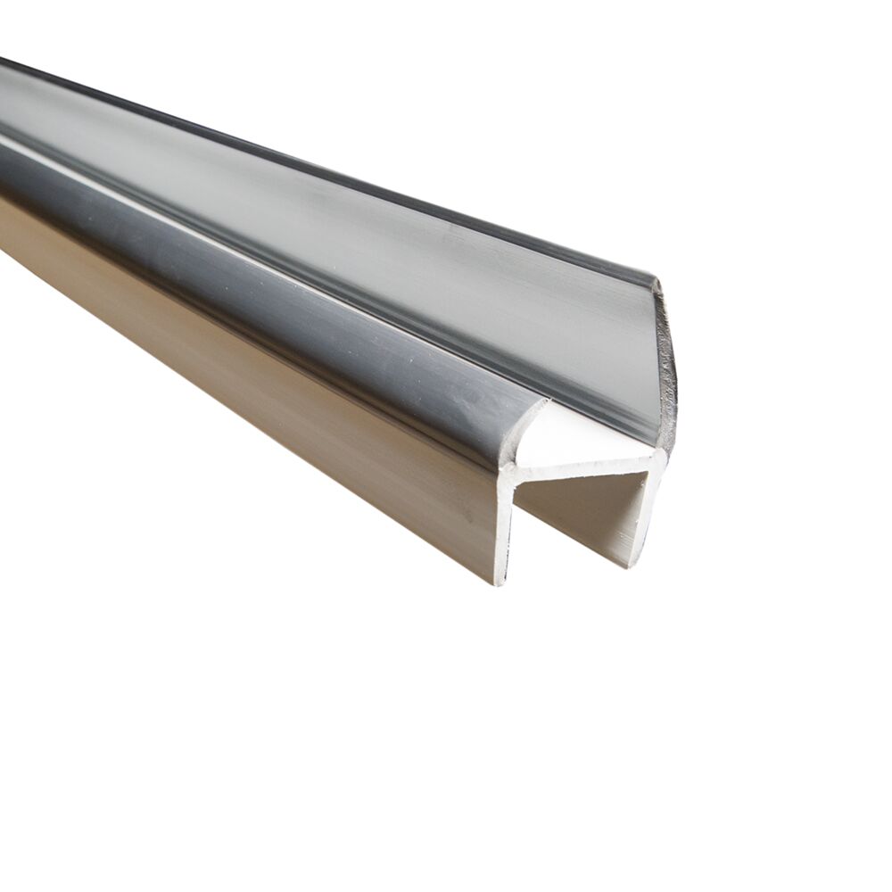 Pommier container door profile 18-19 mm - grey/black - 5 meter