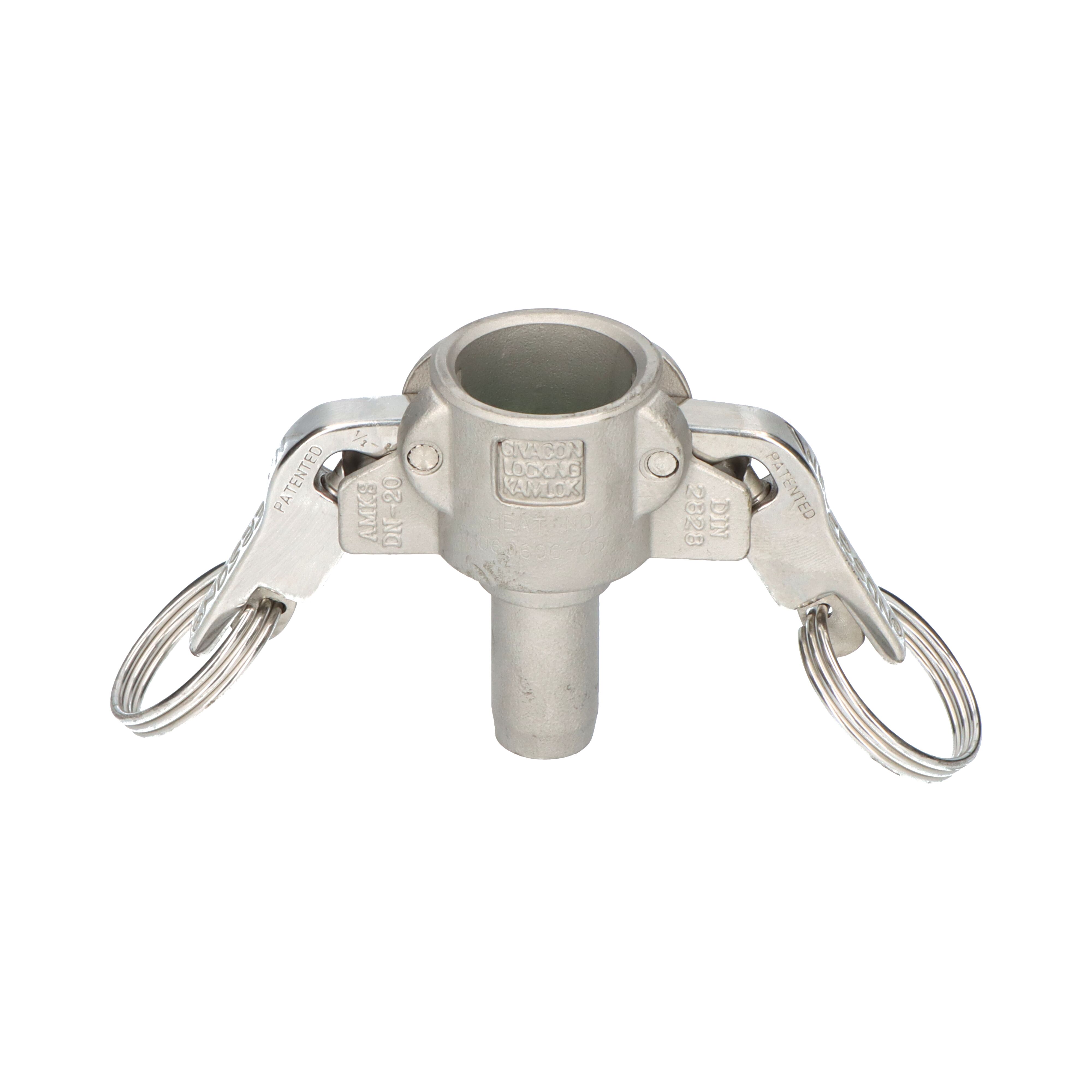 OPW koppeling Autolok coupler C 3/4" gladde slangtule met borgrand