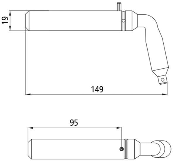 Rhiwa Quality goupille d'arrêt - Ø 19 mm - pour joint de benne basculante 814000099