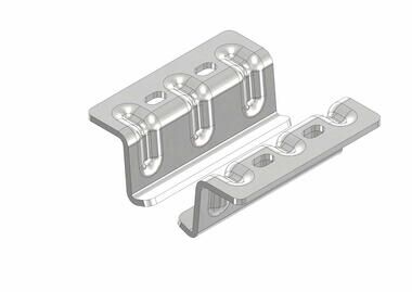 Pommier support bracket 103 mm - for meat rail system - stainless steel