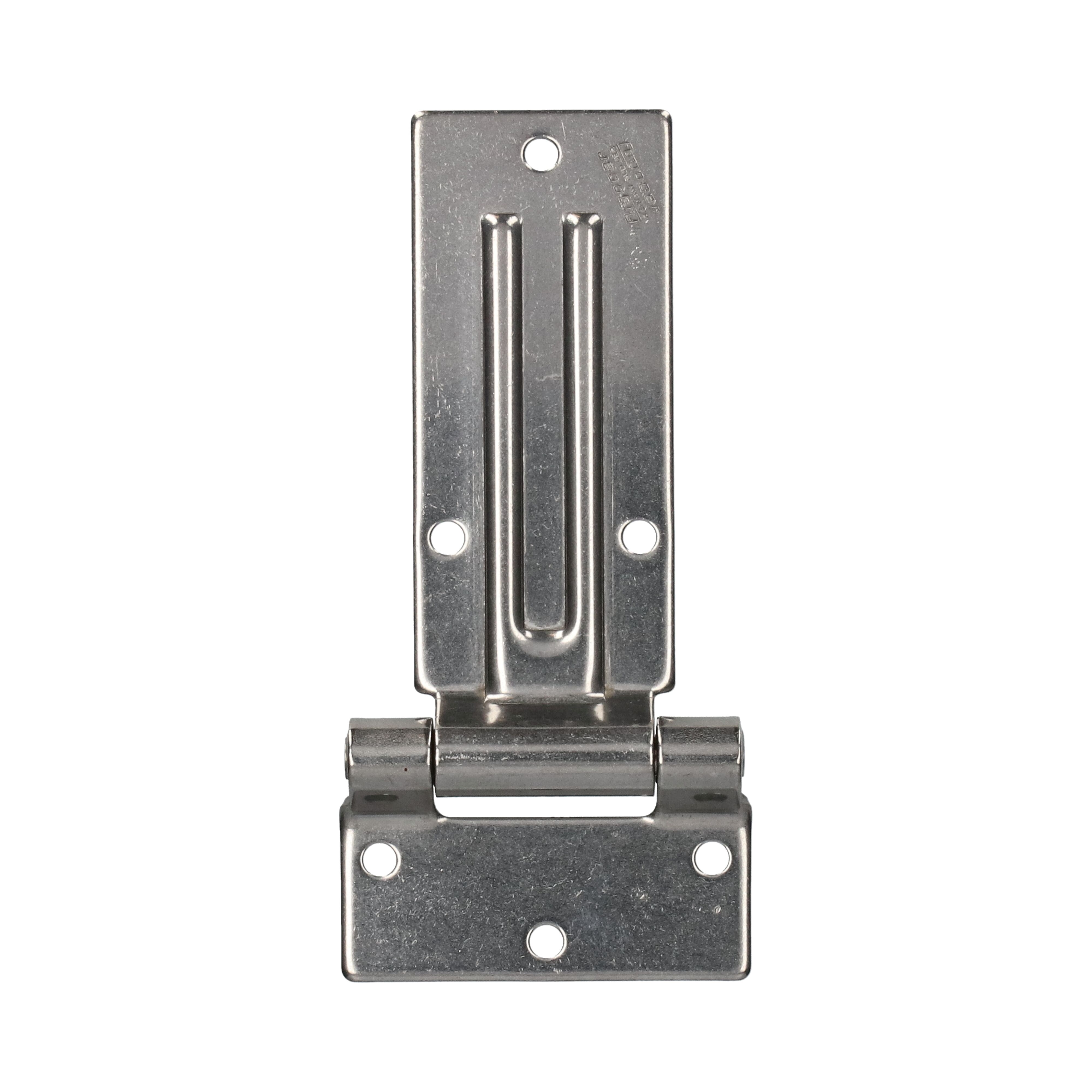 Pommier zijdeurscharnier vlak 165 mm - RVS