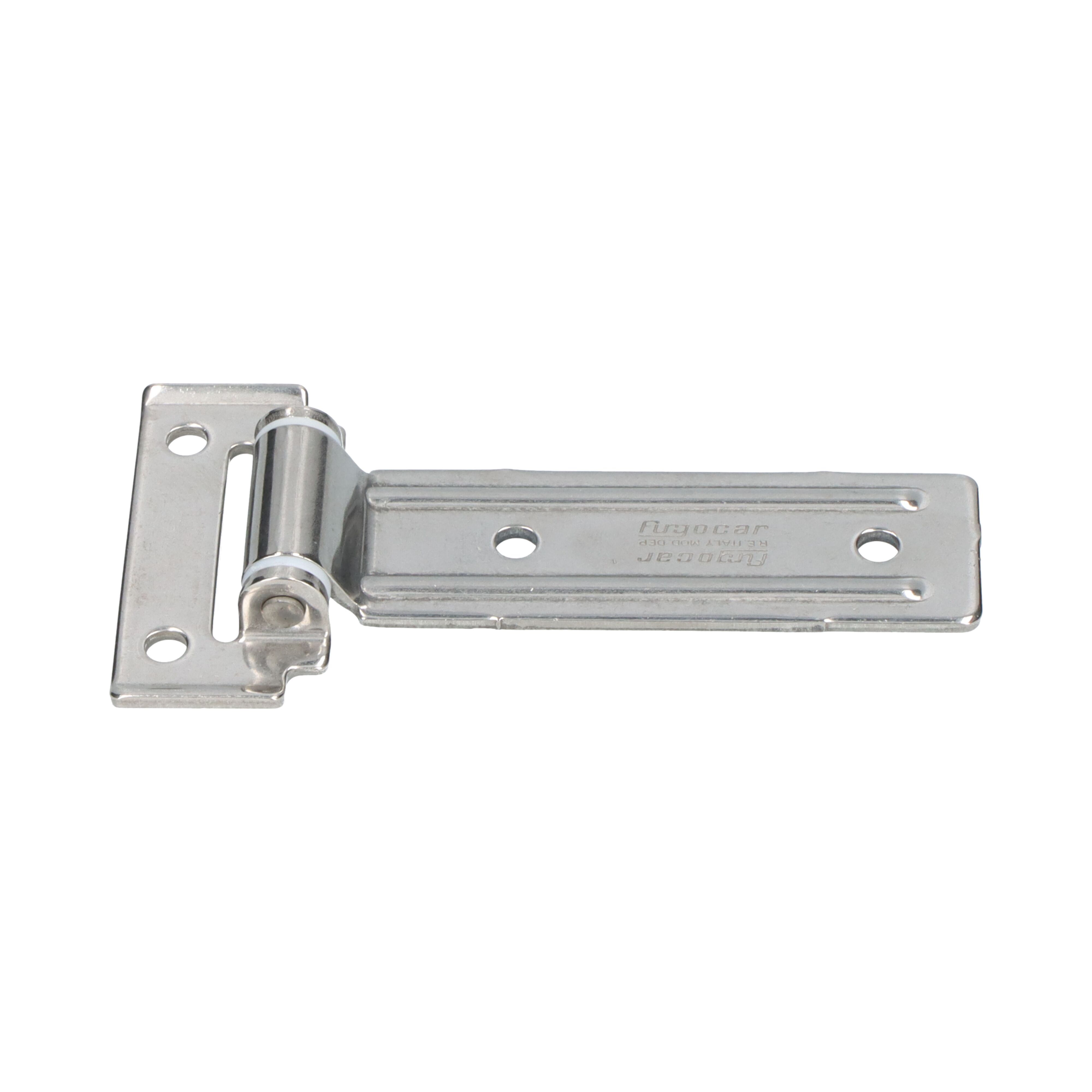 Pommier zijdeurscharnier vlak 109 mm - RVS