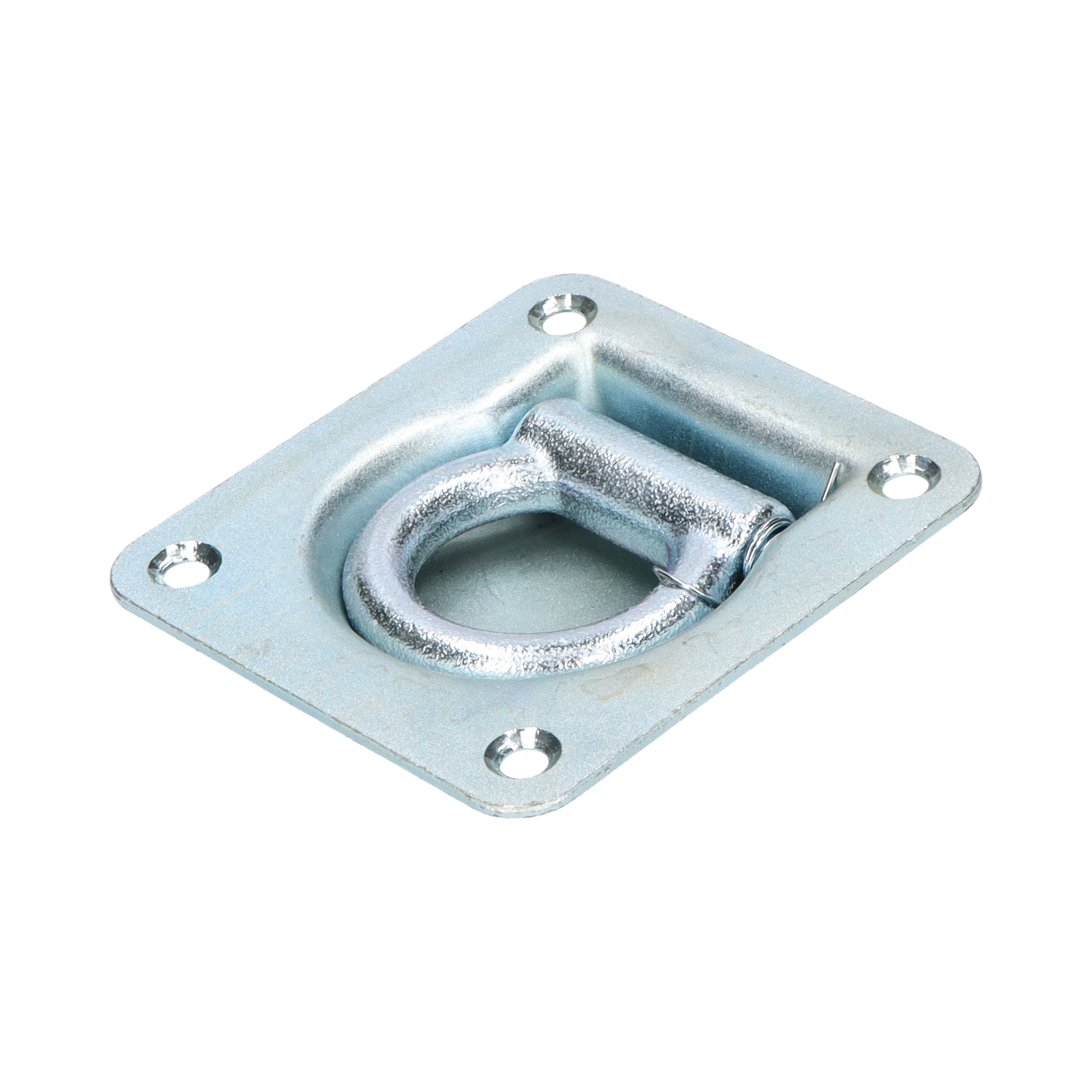 Rhiwa Quality anneau de trappe 102 x 95 mm - galvanisé