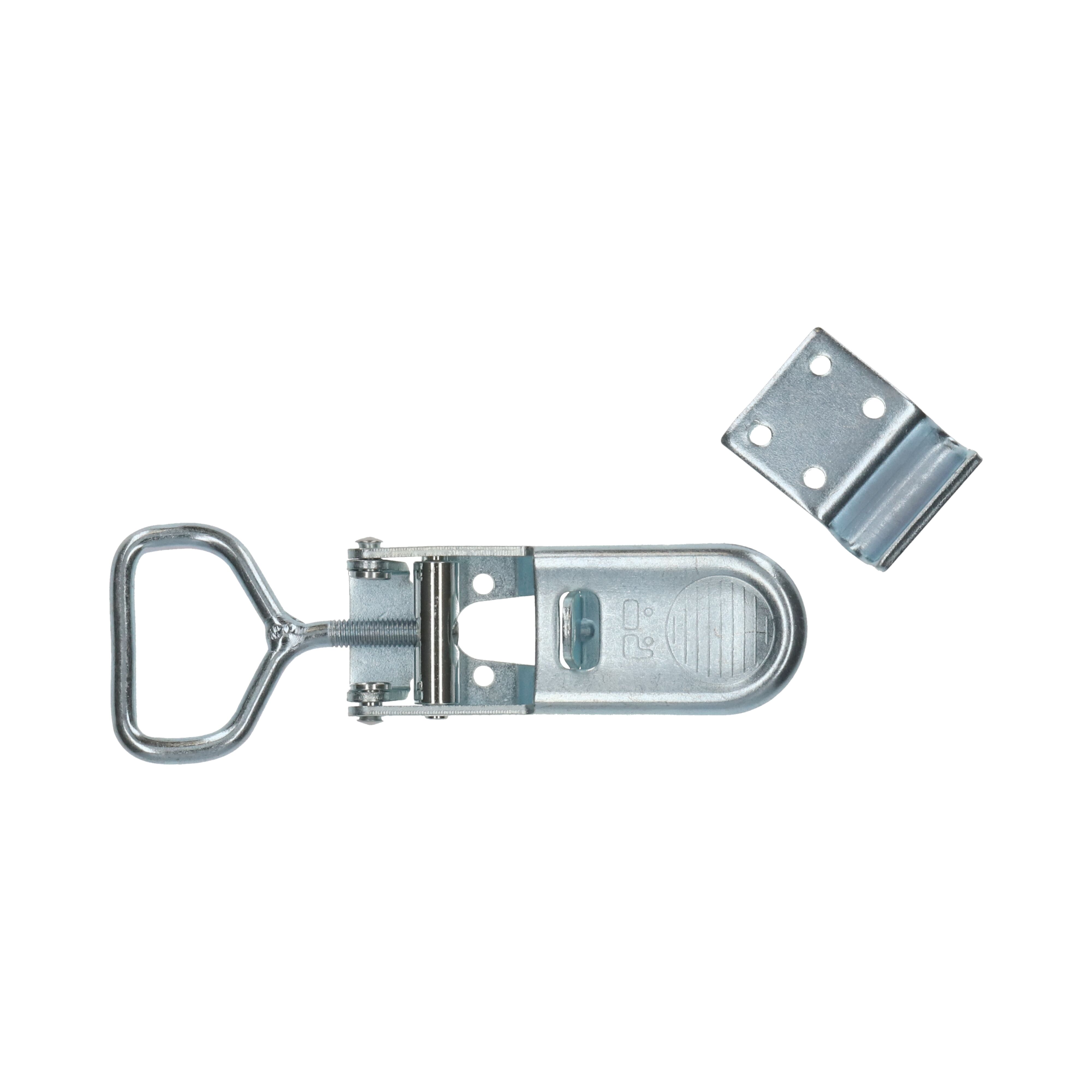 Pommier eierkistsluiting - 117 x 44 mm - met oog - inclusief haak - verzinkt
