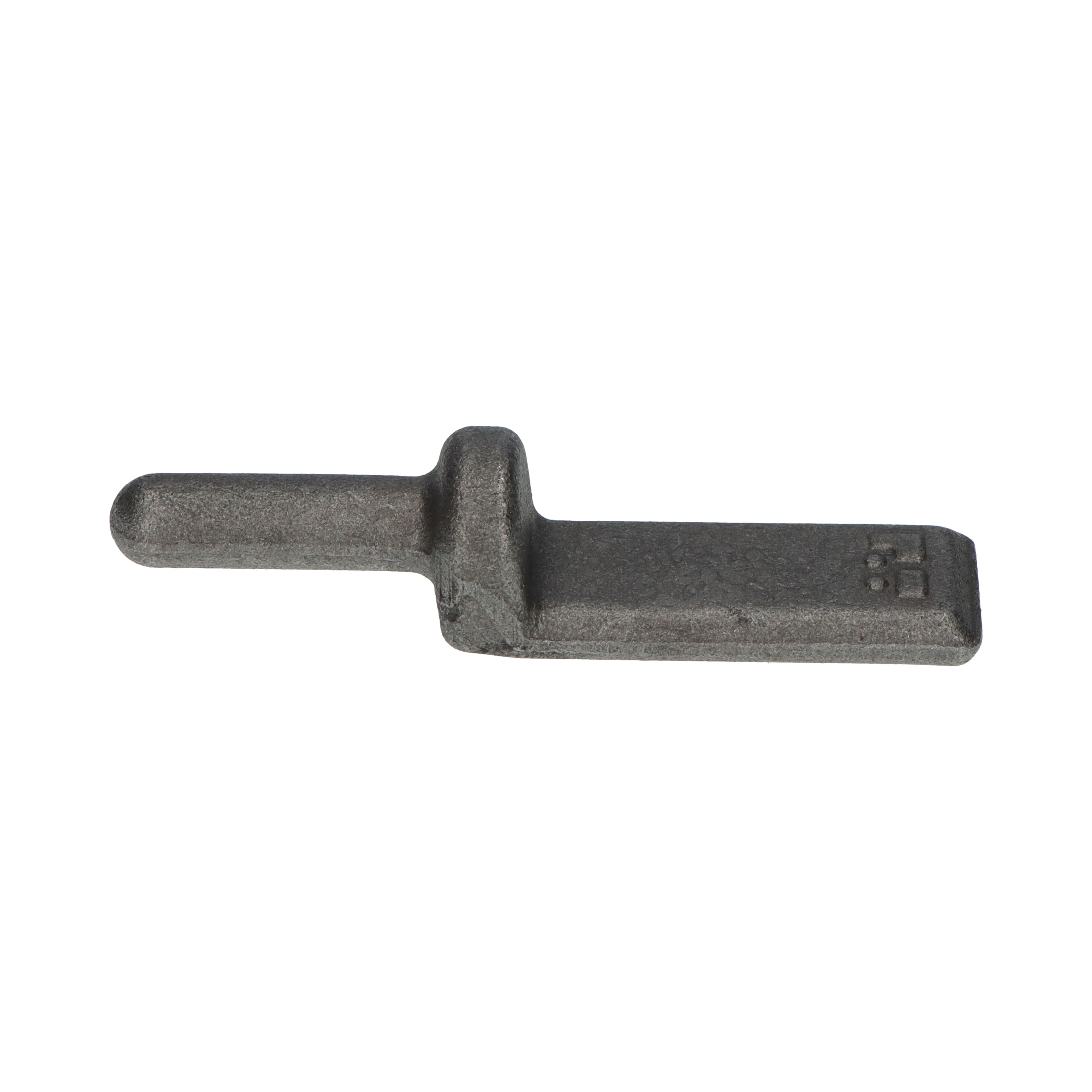Pommier weld-on gudgeon - pin 56 mm long and Ø 16 mm - forged steel