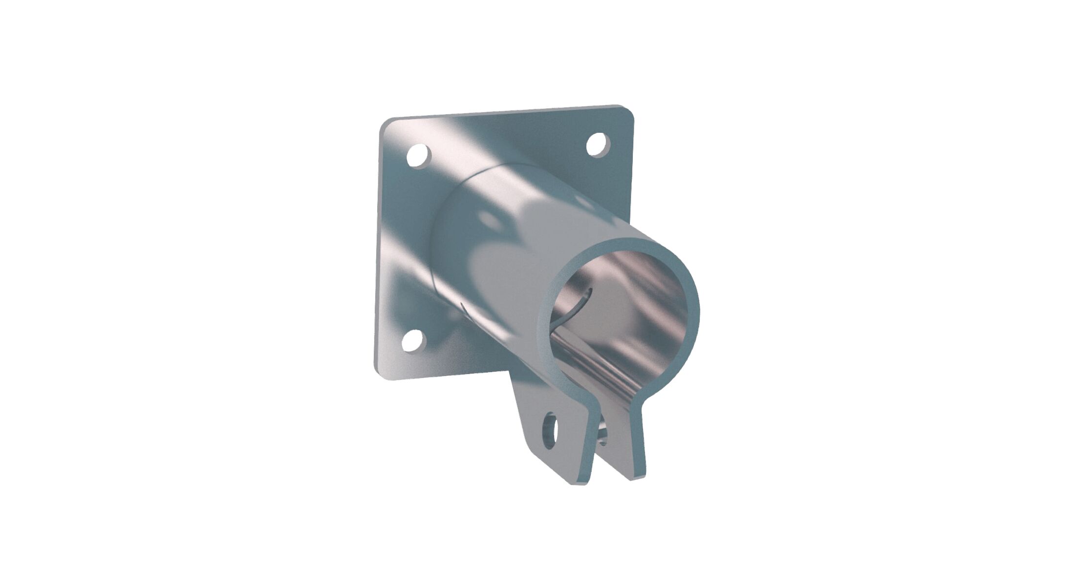 Takler mounting bracket Ø 42 mm - for support 1341648 - zinc-plated