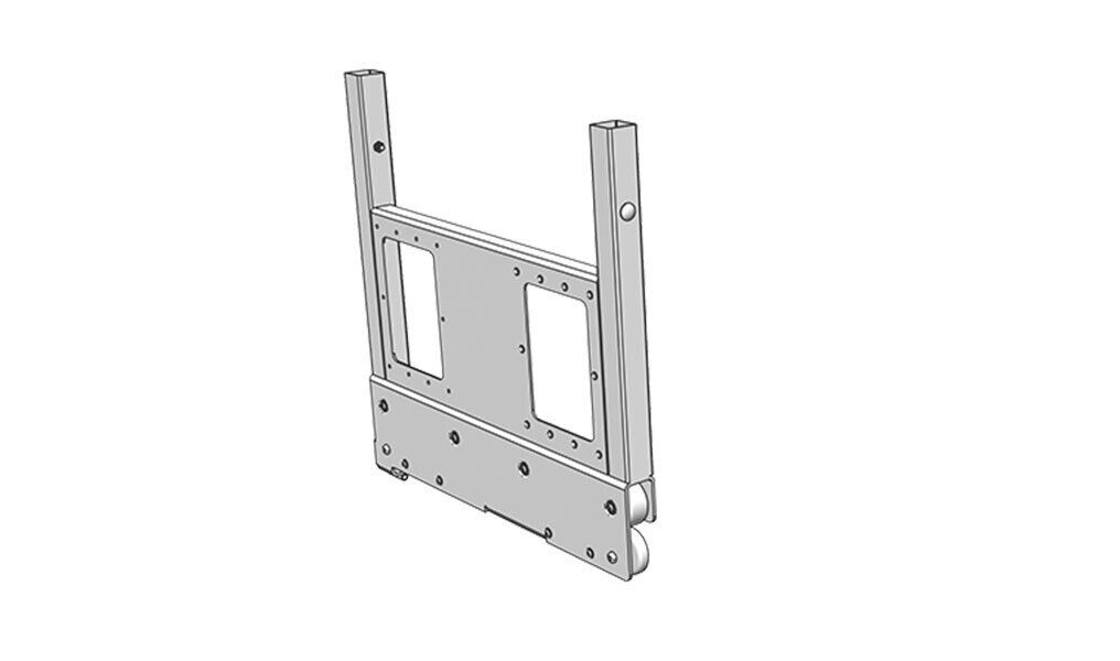 Edscha end carriage - front right/rear left - for Edscha sliding bow roof from 2008