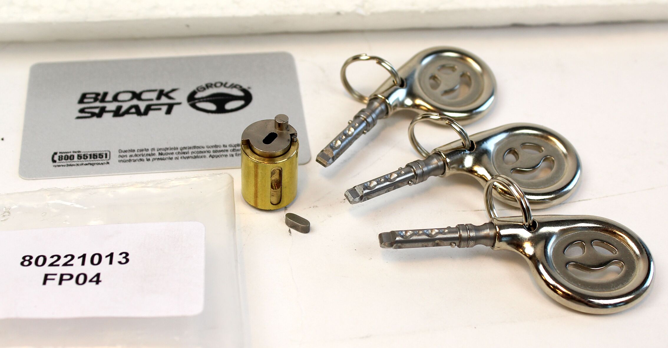 GATELOCK cylinder set for 3 locks - deadlock
