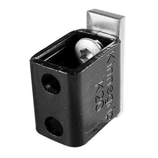 Kinnegrip K20 aanslag 0-12 mm - voor zijbord - schroefbaar - zwart
