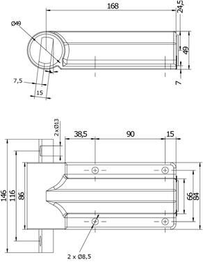 Pommier spring up system 180 - double action - 10 daN