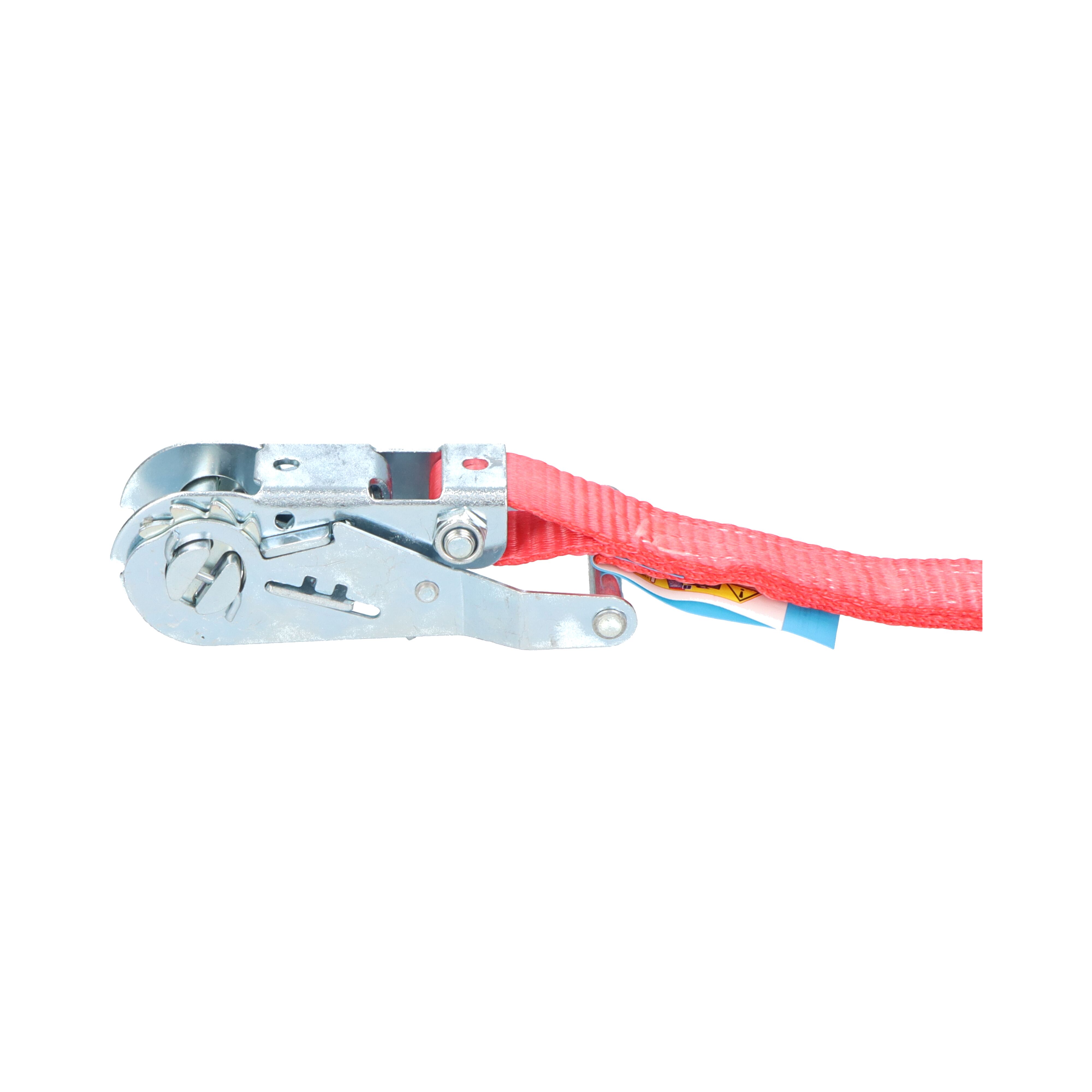 Rhiwa Quality sjorband 25 mm - met ratelsluiting en dubbele punthaak - 6000 mm