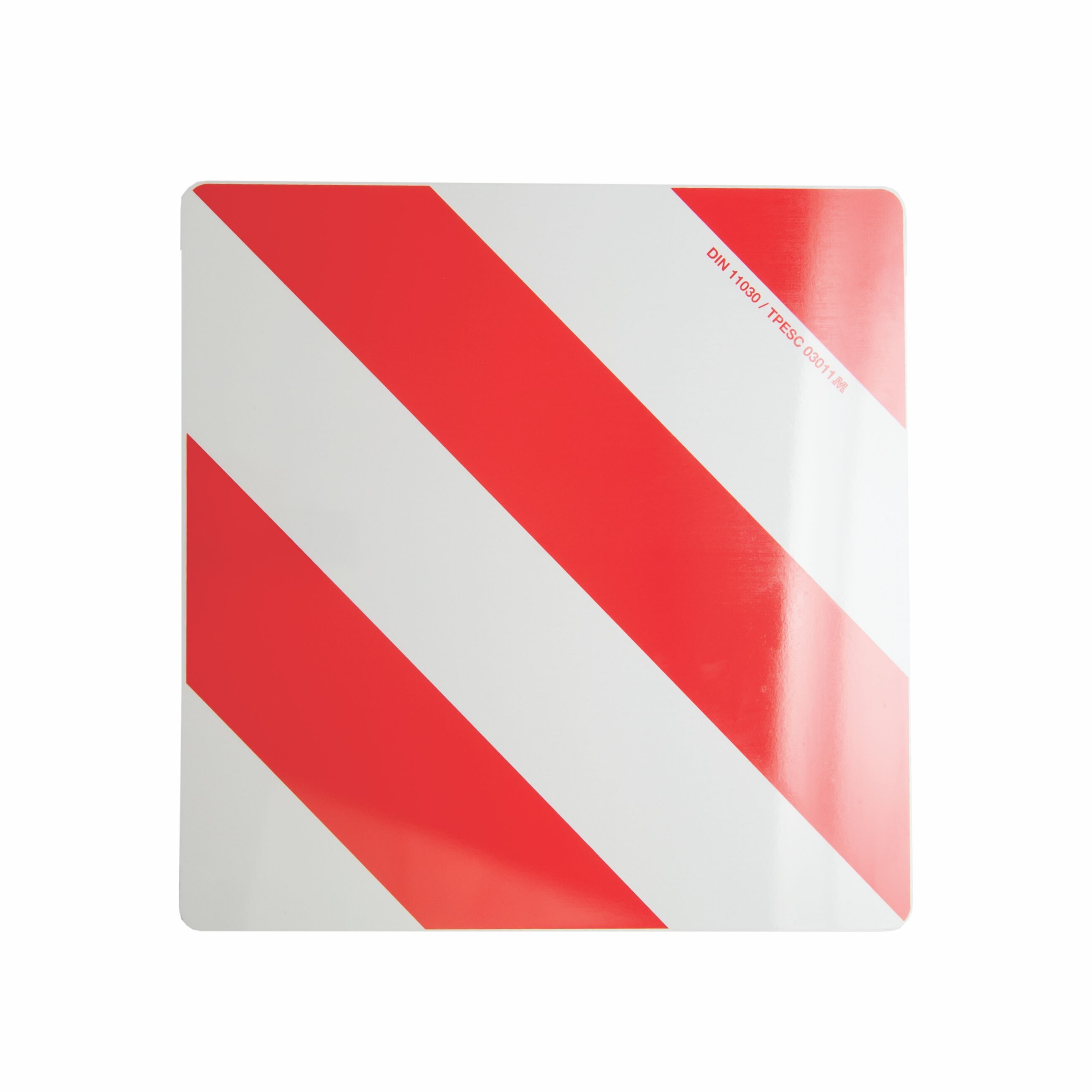 Rhiwa Quality lengte/breedte markeringsbord - 423 x 423 mm - staal - klasse 2