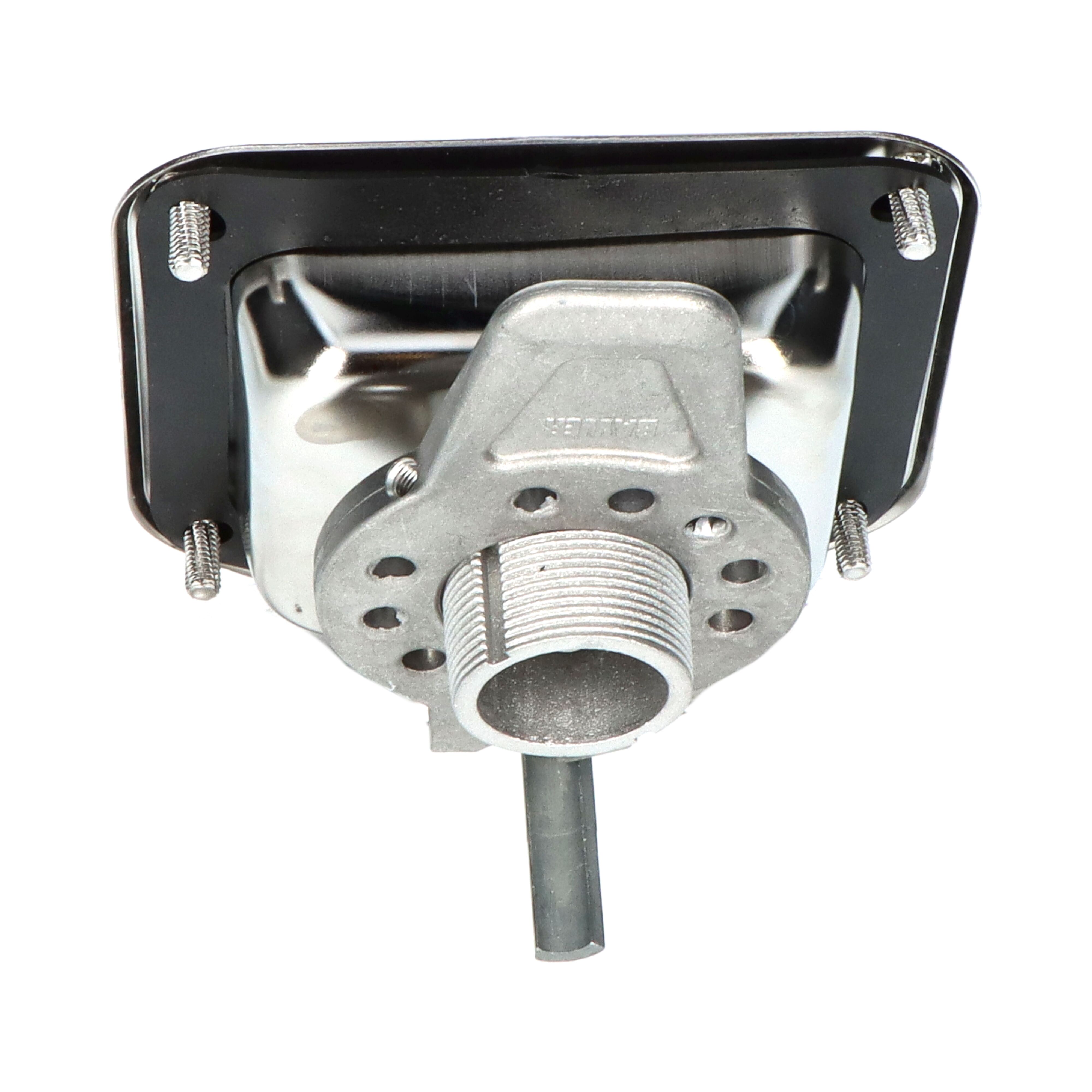 Bawer drop-T lock - with adjustable aluminum lip - stainless steel
