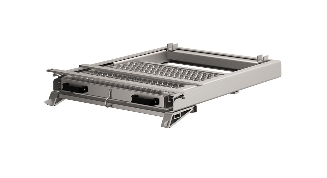 Takler pull out ladder - 2 steps - 1092 x 630 mm (LxW) - aluminum