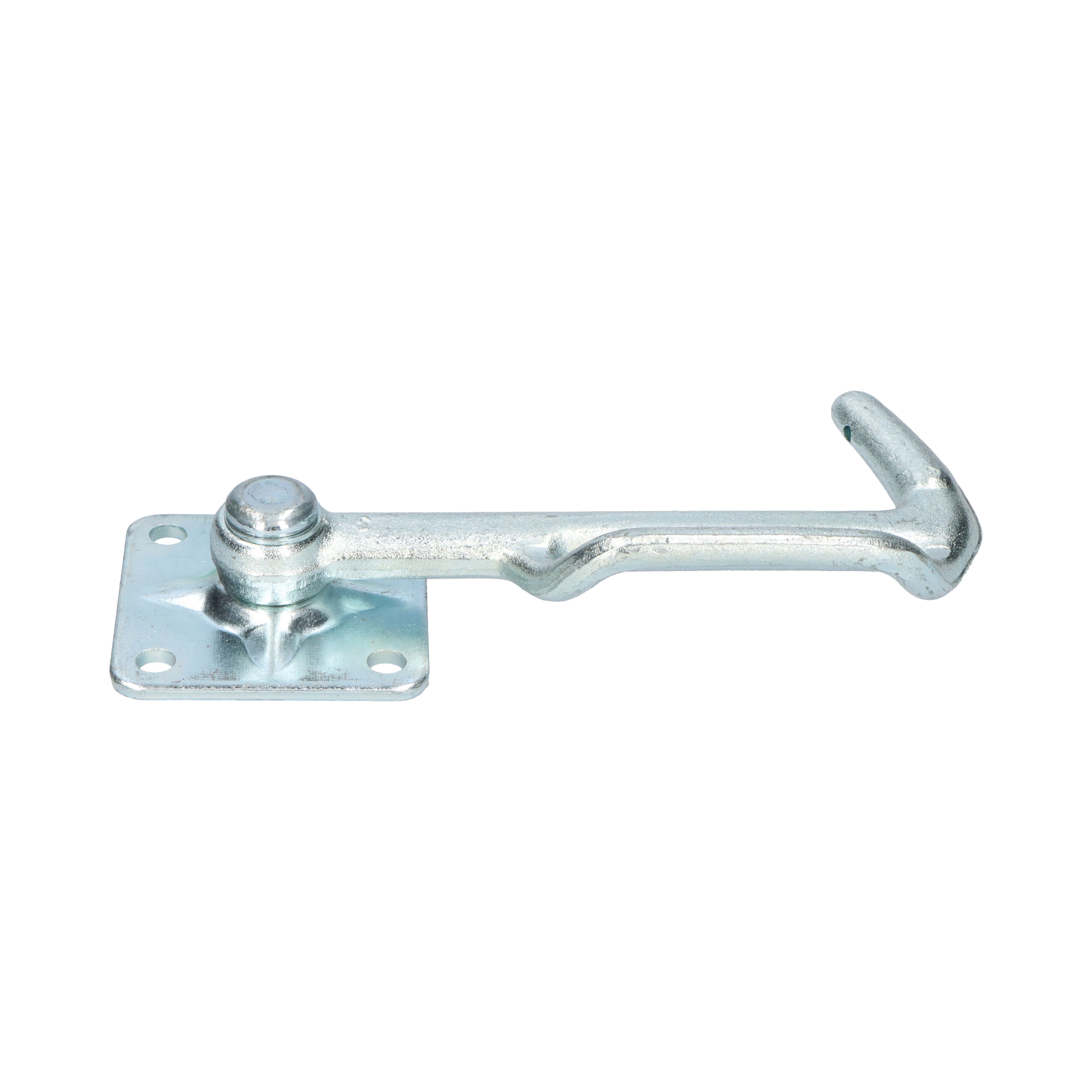 Rhiwa Quality hook no. 3 - left - with bracket - zinc-plated