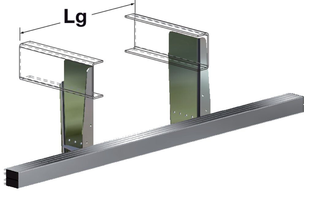 Pommier bumper BAP - fixed aluminum beam - R58-02