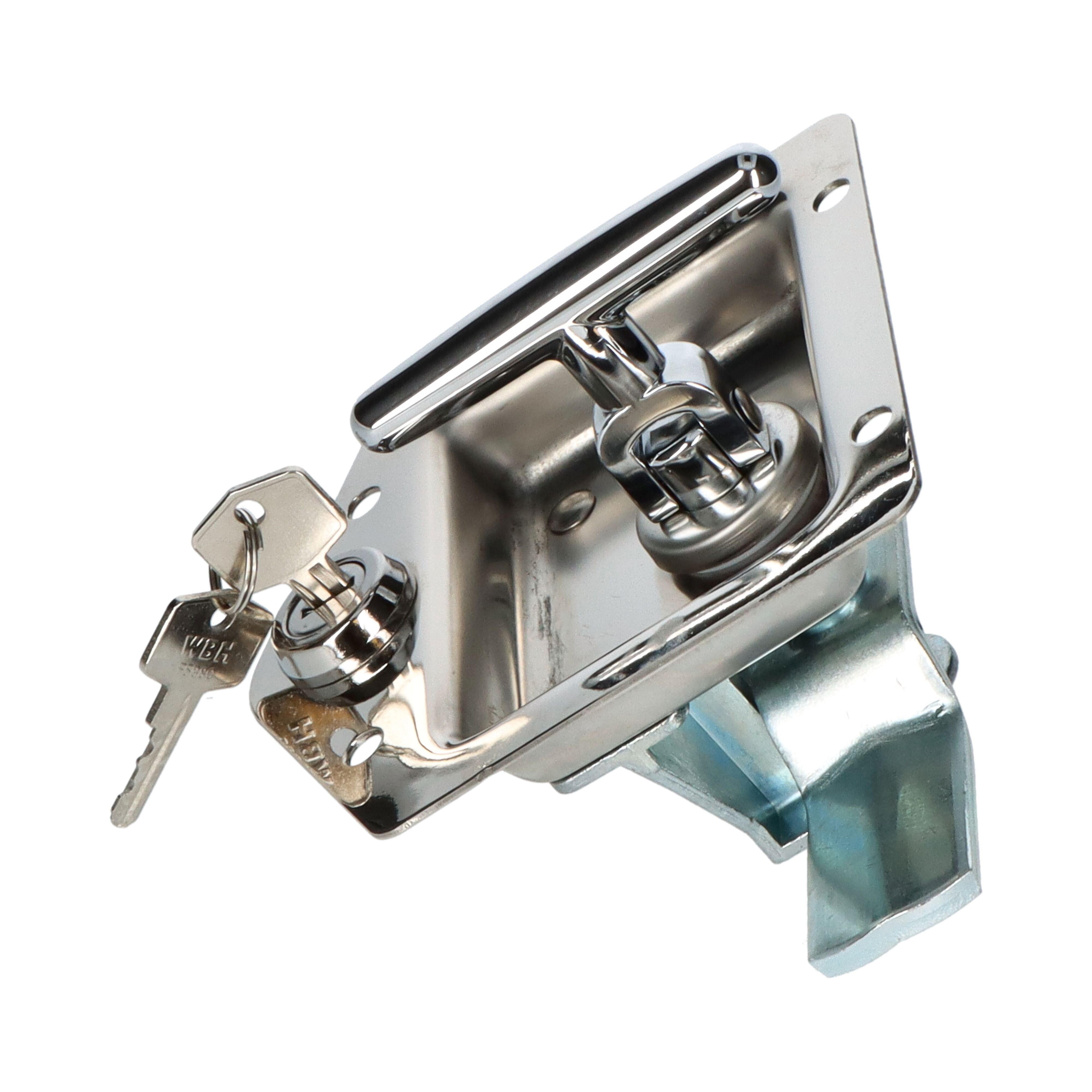 Rhiwa Quality drop-T lock - right closing - adjustable 43-55 mm - key FS880