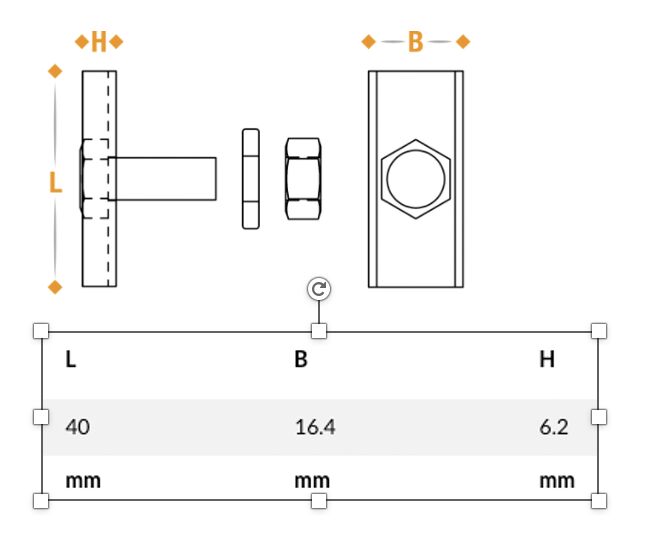 Takler montageset - voor aluminium zijbeschermingsplank