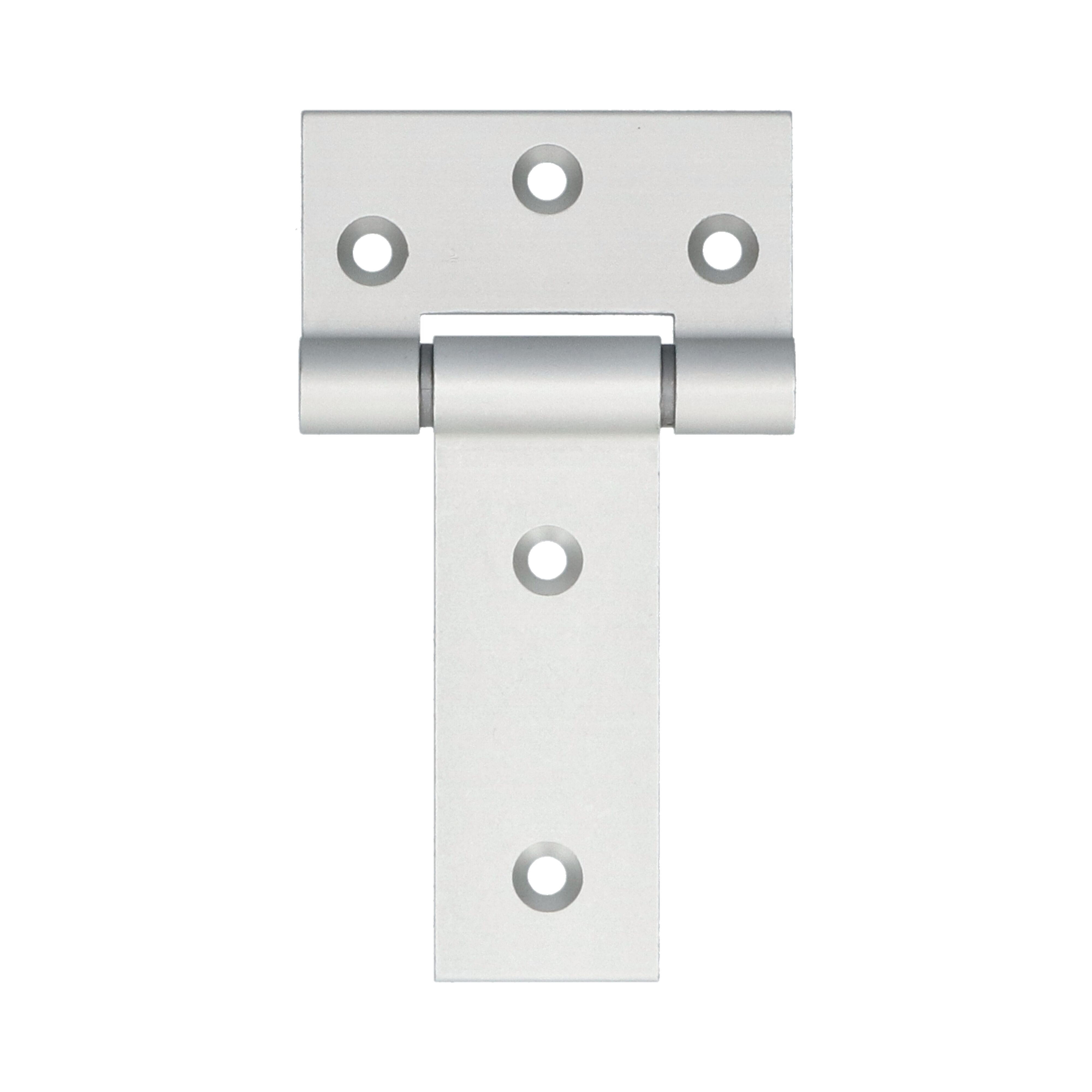 Pommier charnière de porte plaque latérale 85 mm - aluminium
