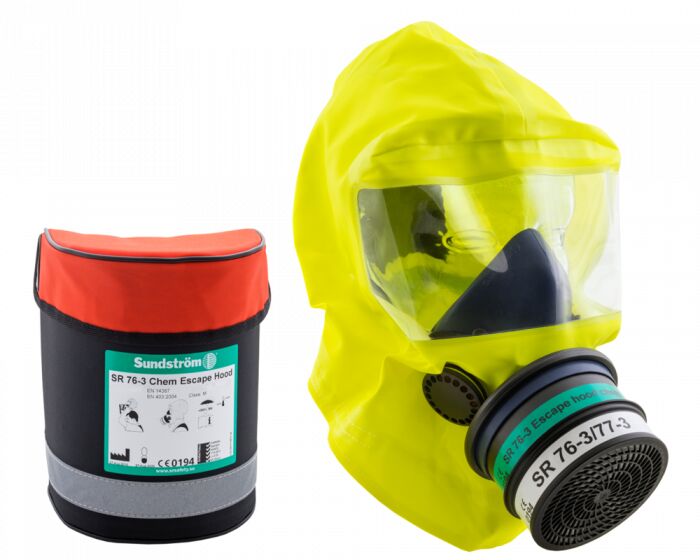 Sundström SR 76-3 - vluchtmasker - K2-P3 - maat M/L - mobiel