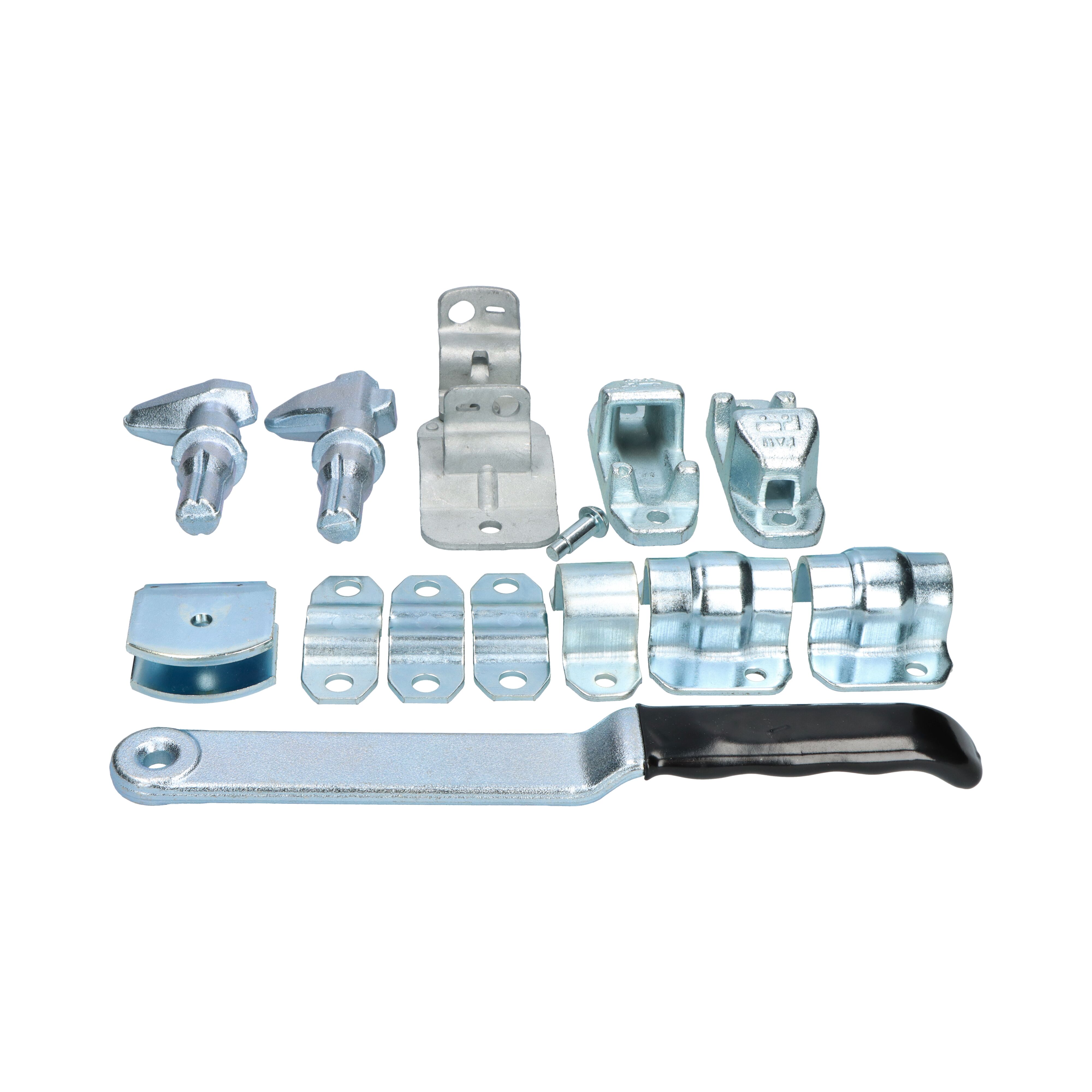 Pommier external locking mechanism set Ø 27 mm - zinc plated