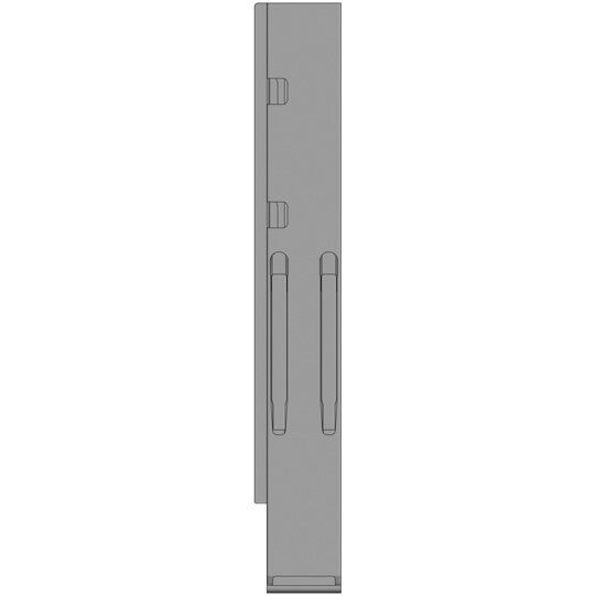 Kinnegrip k20 montant arrière - 800 mm - gauche - microZINQ® 5
