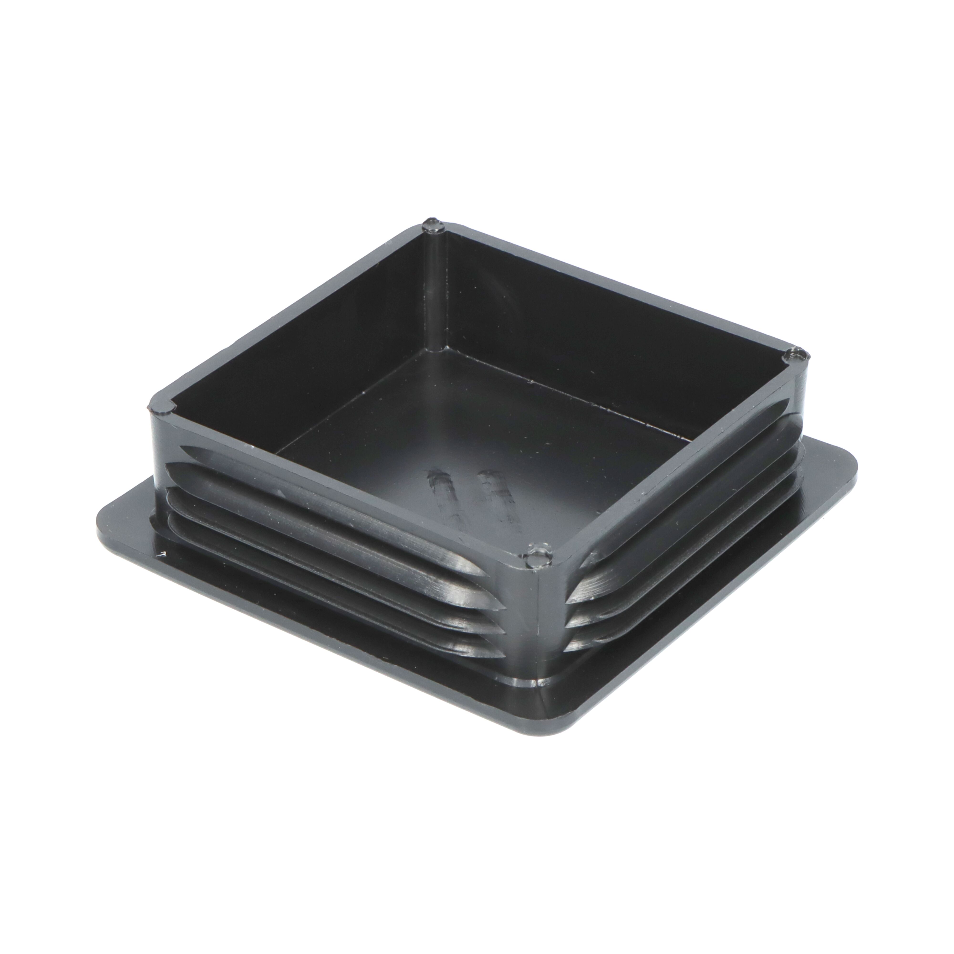 Rhiwa Quality end cap 100 x 100 mm - black plastic