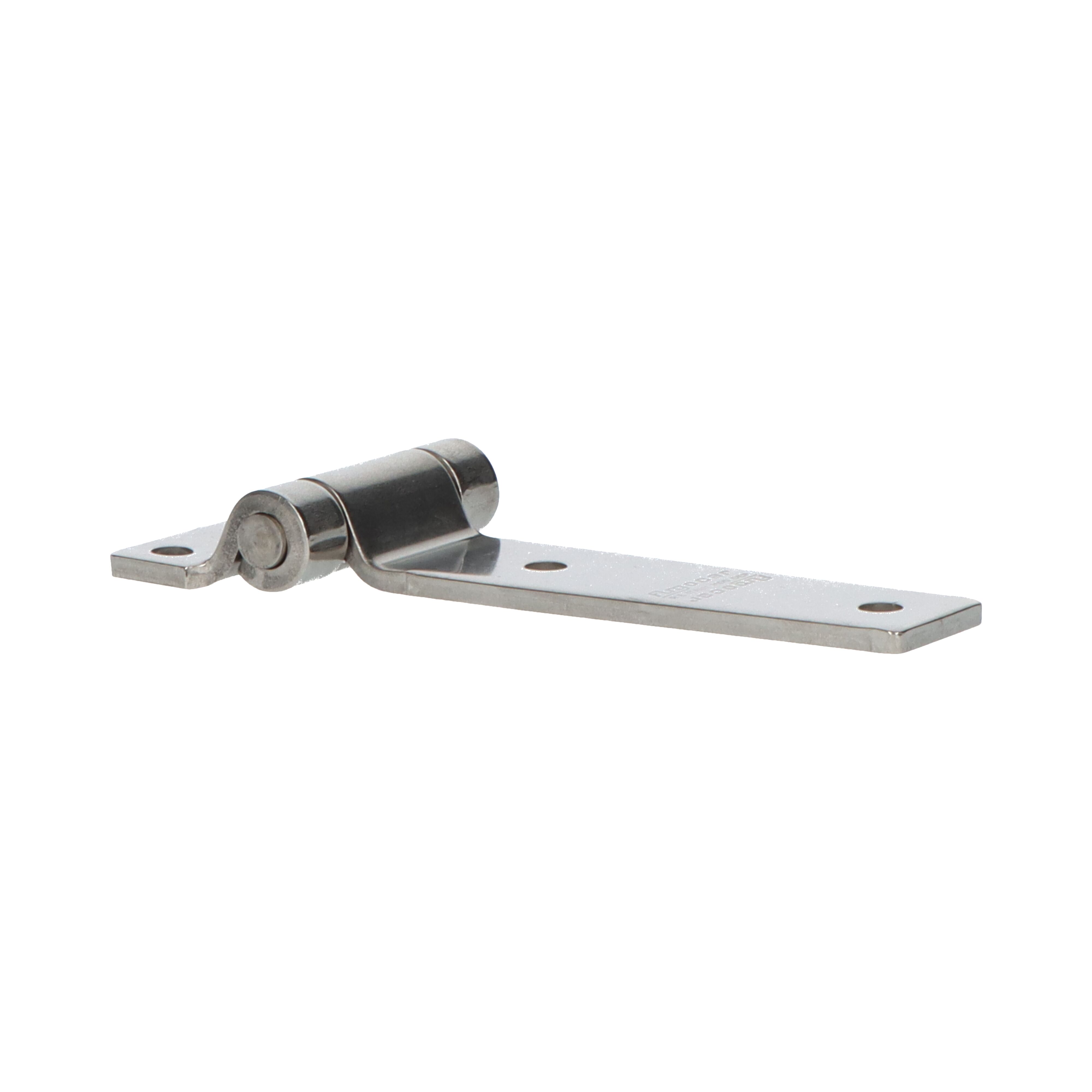 Pommier side door hinge flat 105 mm - stainless steel