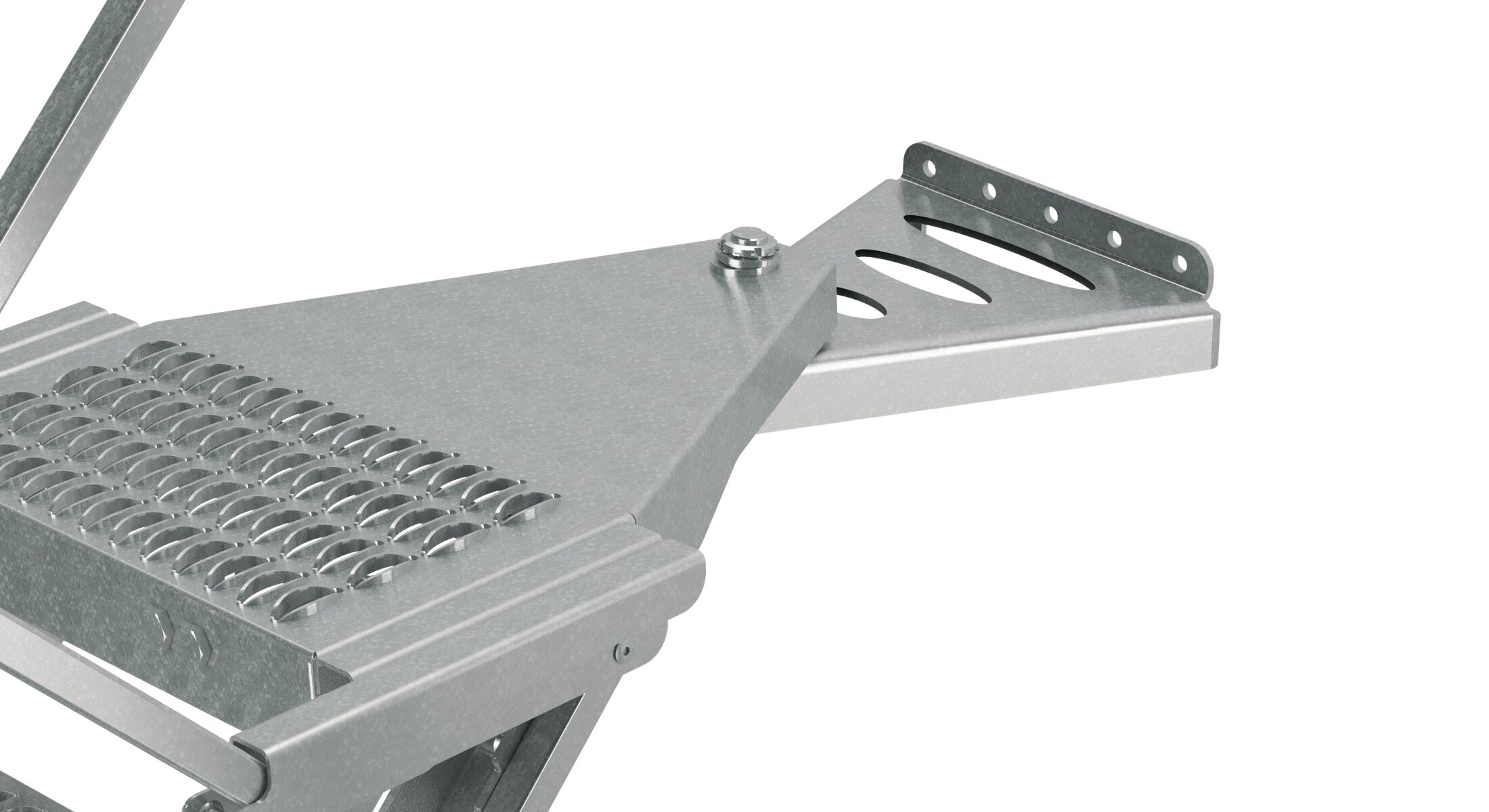 Takler montagesteun chassis - voor trap 1341657 en 1341661 - volbad verzinkt