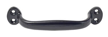 Pommier handgreep opbouw - lengte 163 mm - zwart aluminium