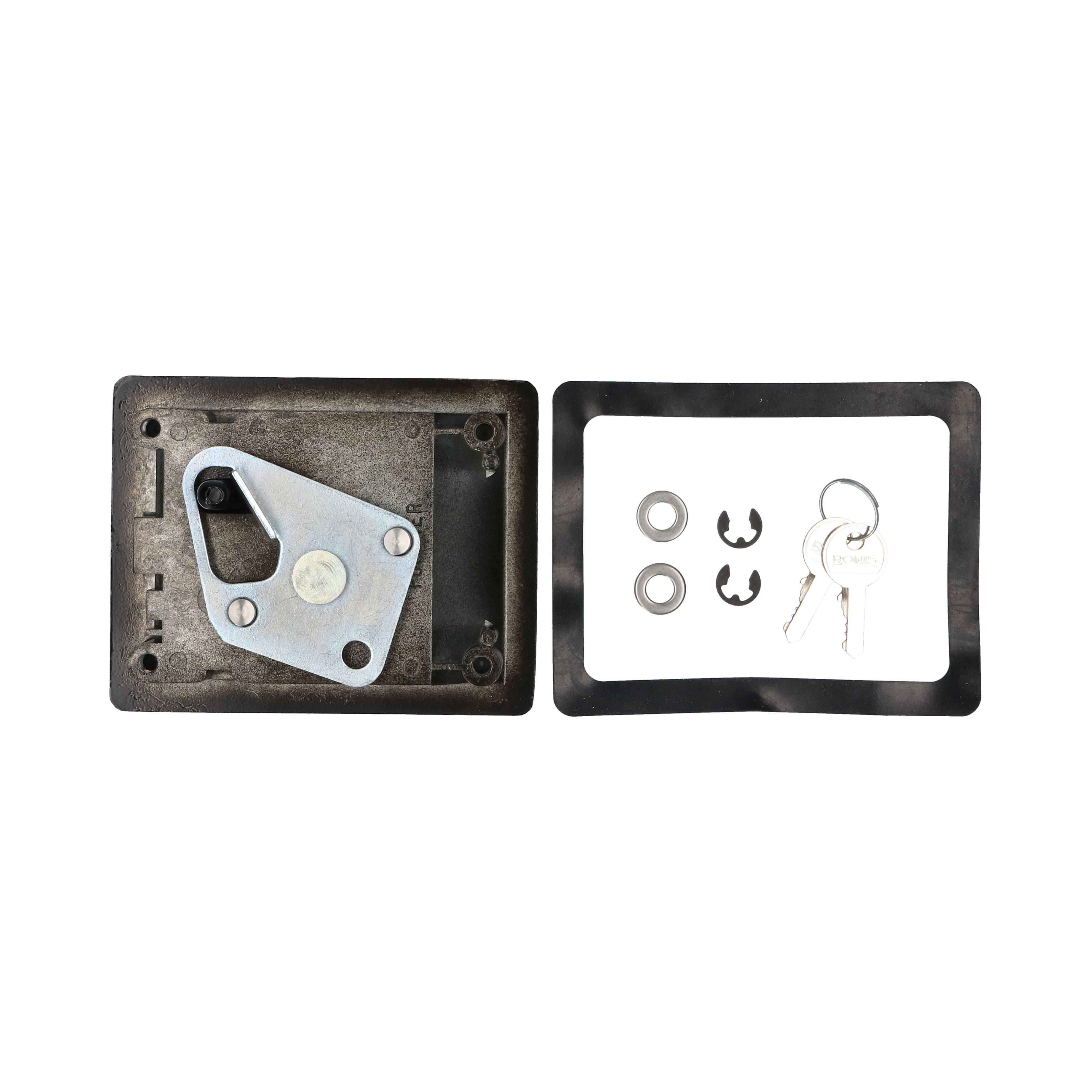 Pommier espagnoletslot inbouw - 130 x 103 x 37,5 mm - gelijke sleutels