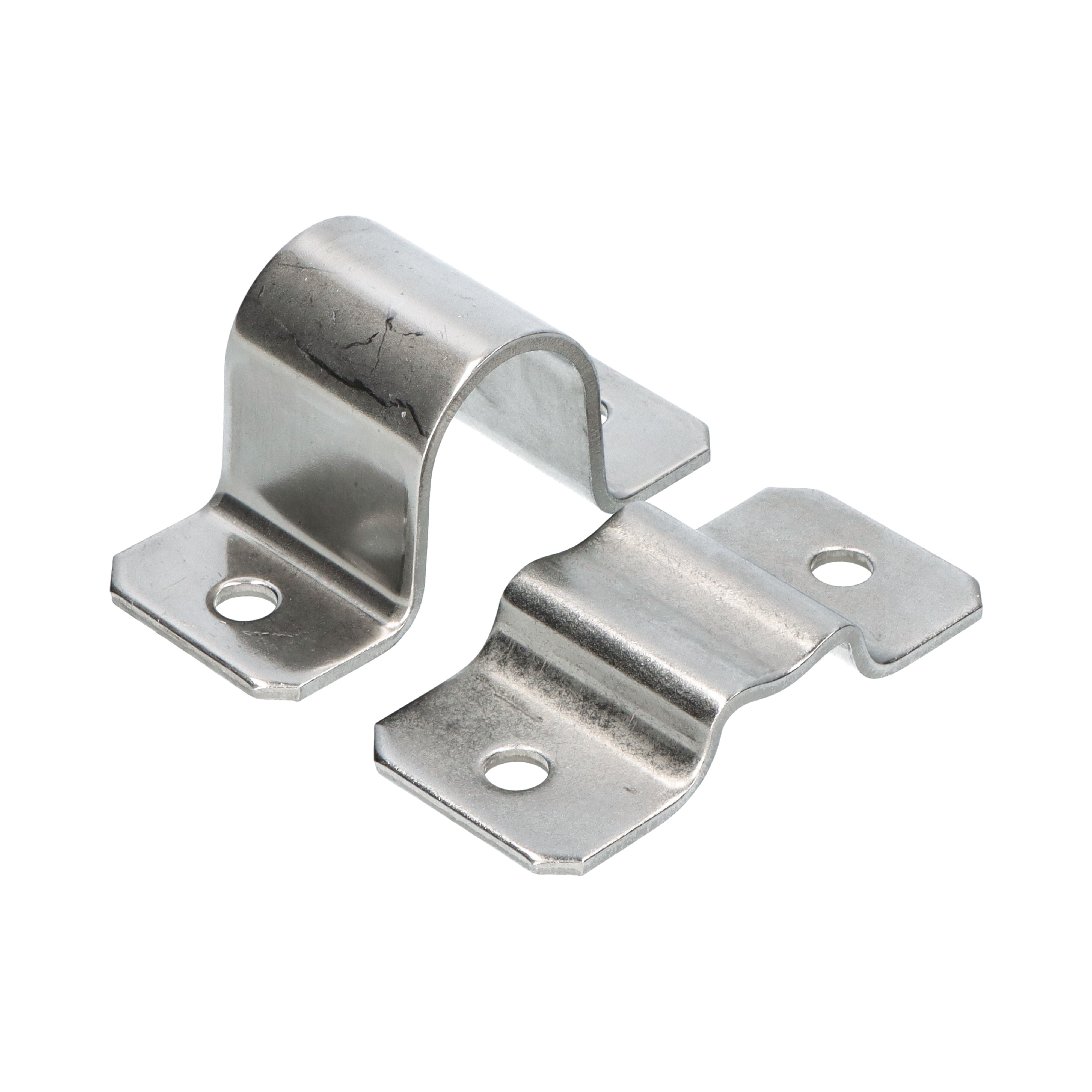 Pommier stanggeleider - voor sluiting Ø 27 mm - hoog 40 mm - RVS