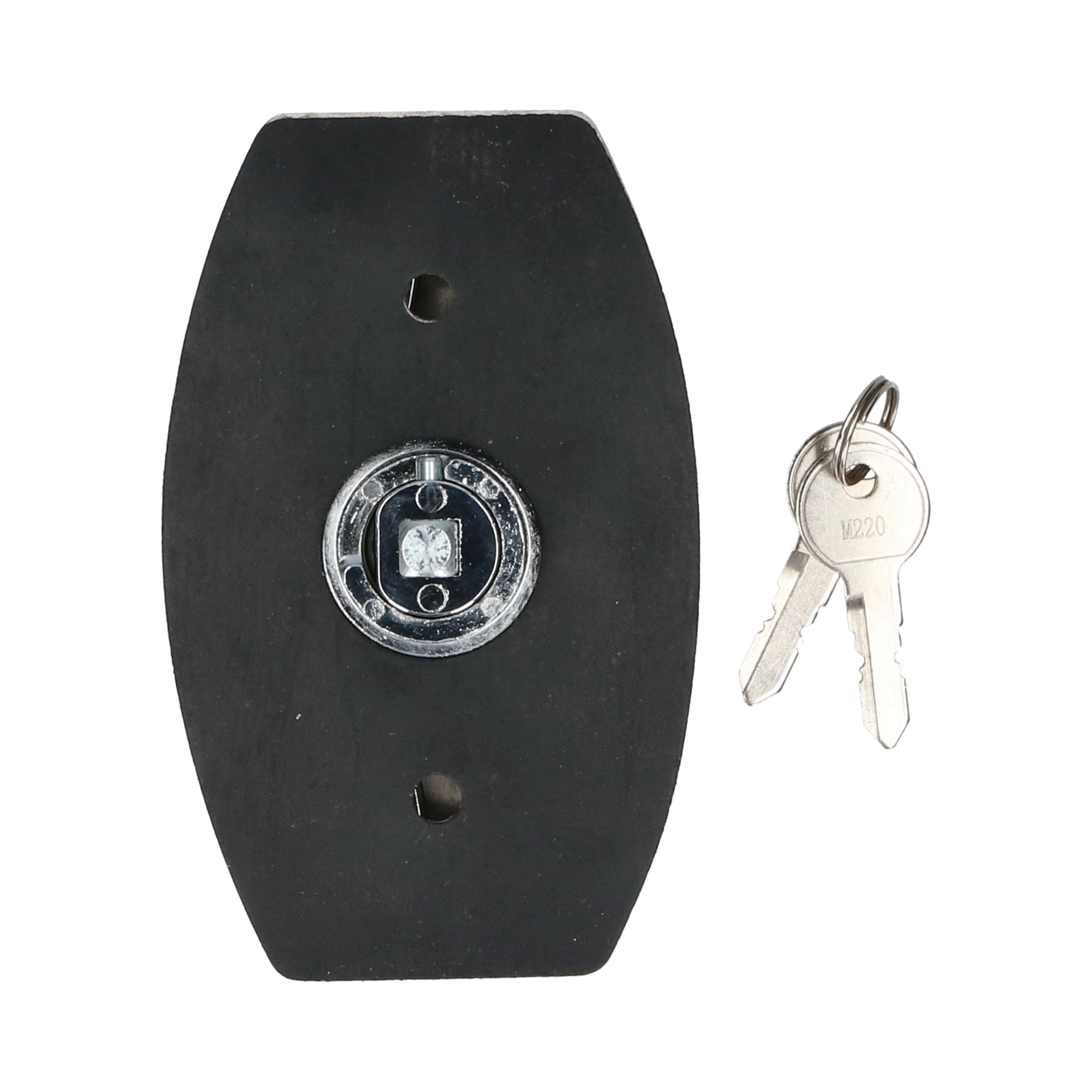 Pommier crank handle - lockable - keyed aliked - stainless steel