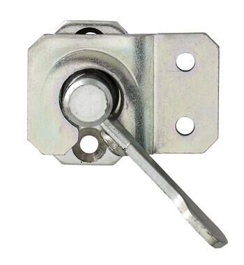Pommier fermeture porte cadenas - 69 x 52 mm - gauche - chrome
