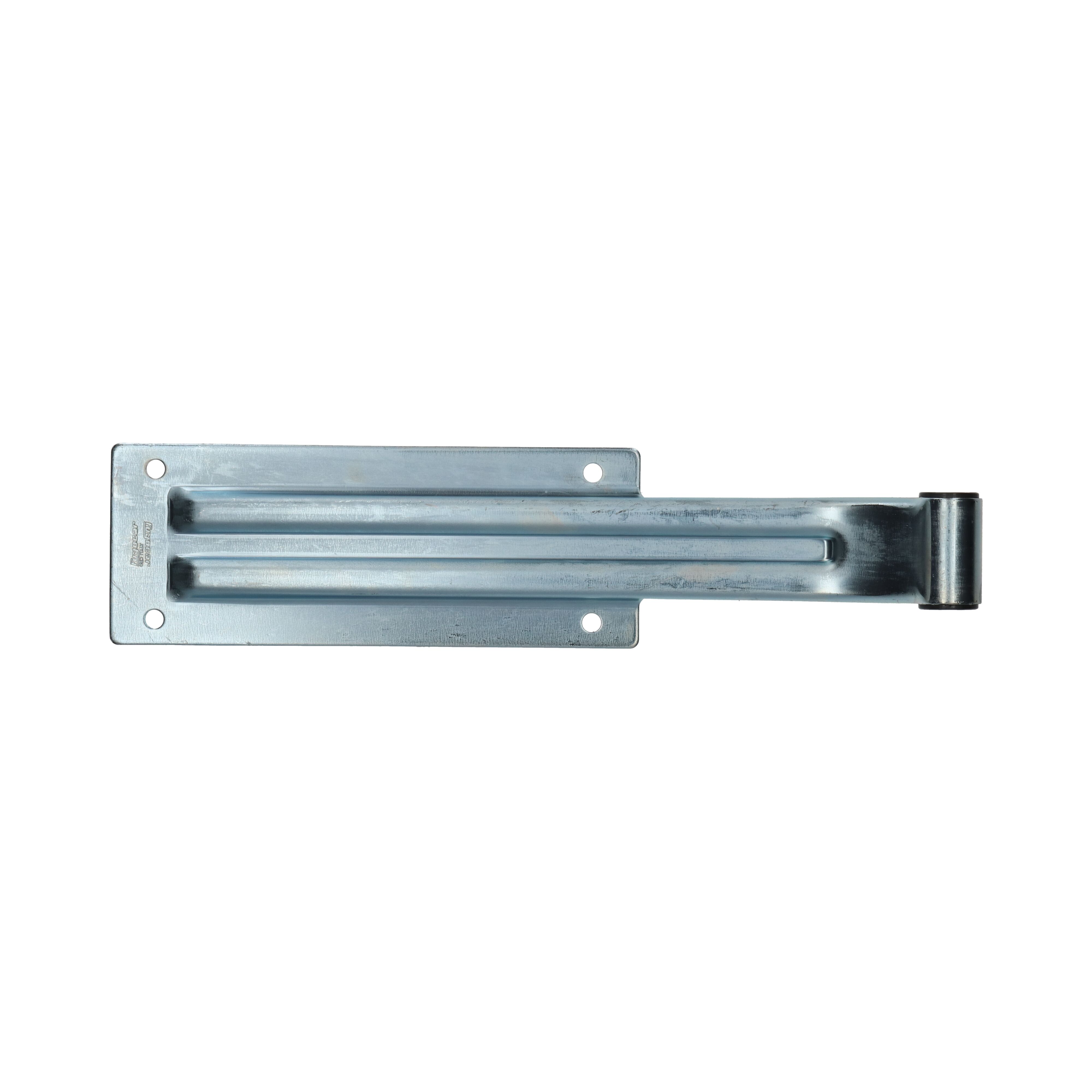 Pommier rear door hinge plate 365 mm - trestle width 50 mm - zinc-plated