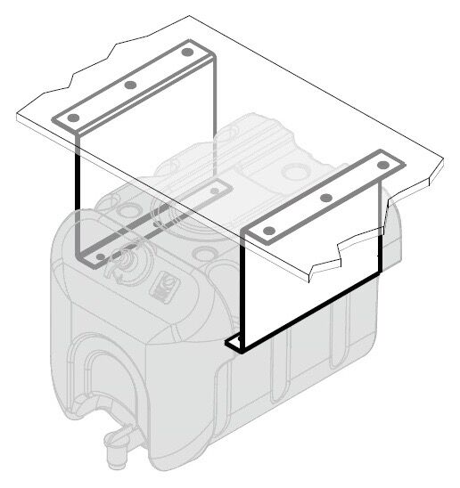LAGO brackets for Tanky watERTank