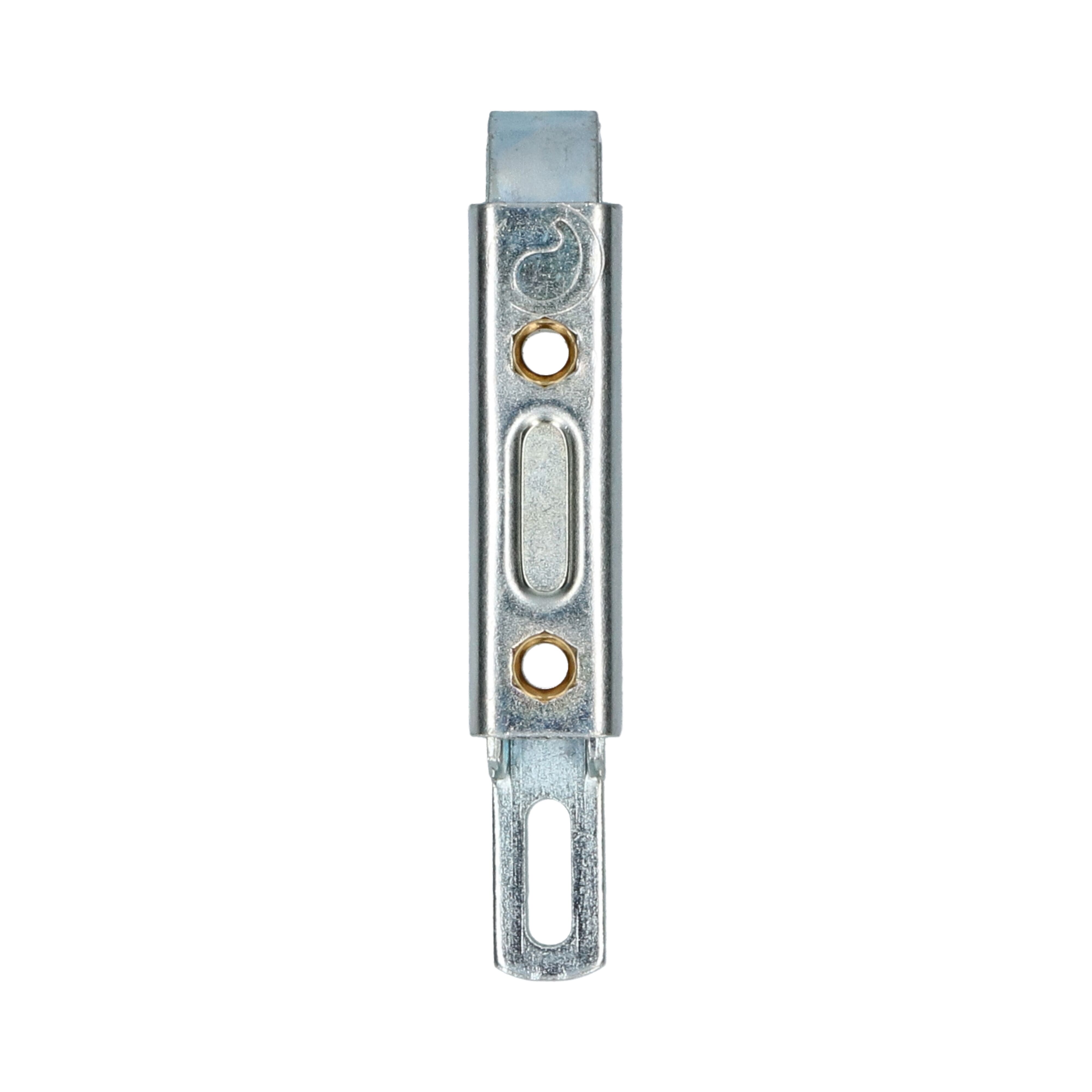 Pommier spring latch - without flange - for espagnolette lock - zinc-plated