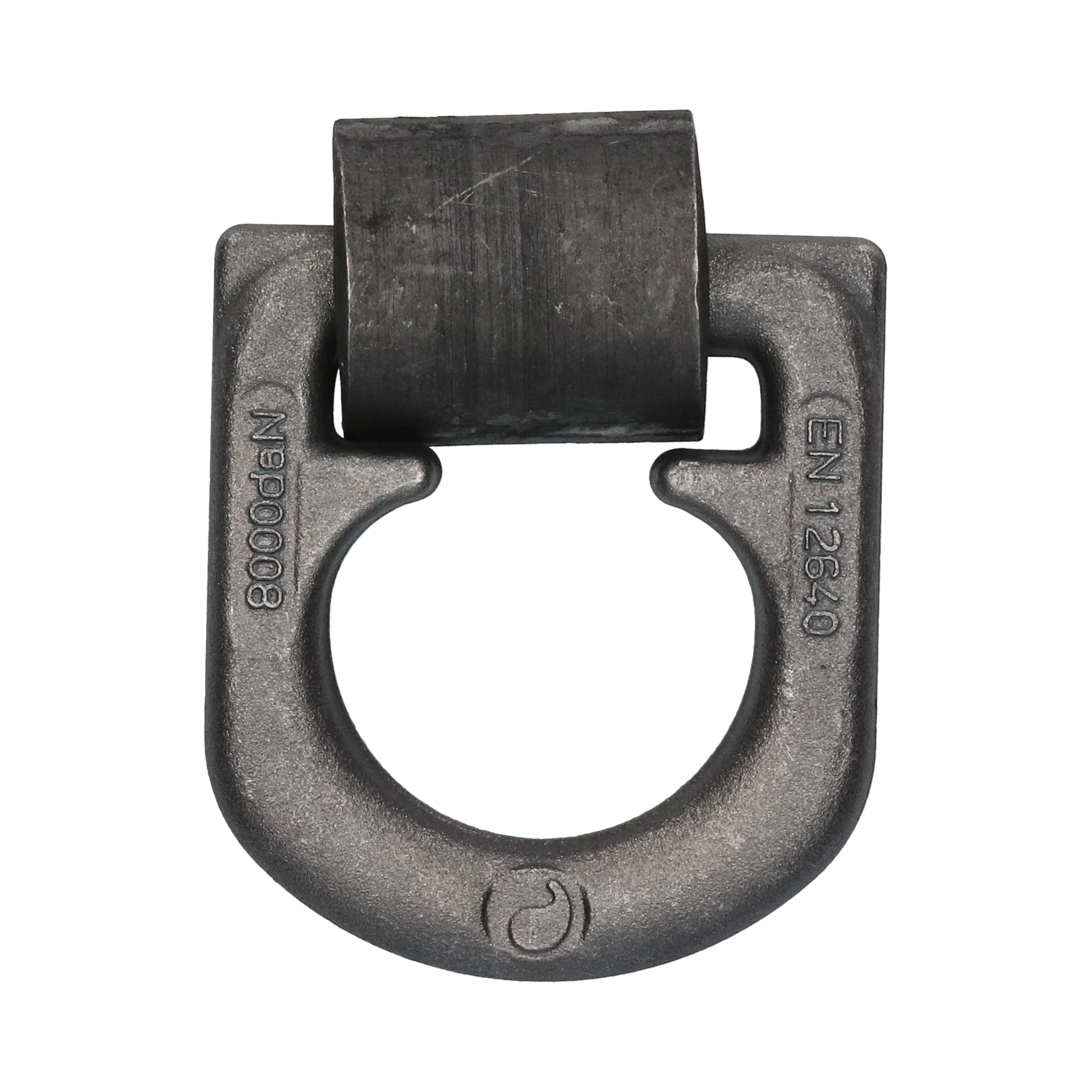 Pommier jeu d'œillets d'arrimage 8 tonnes - modèle à inférieur - acier brut