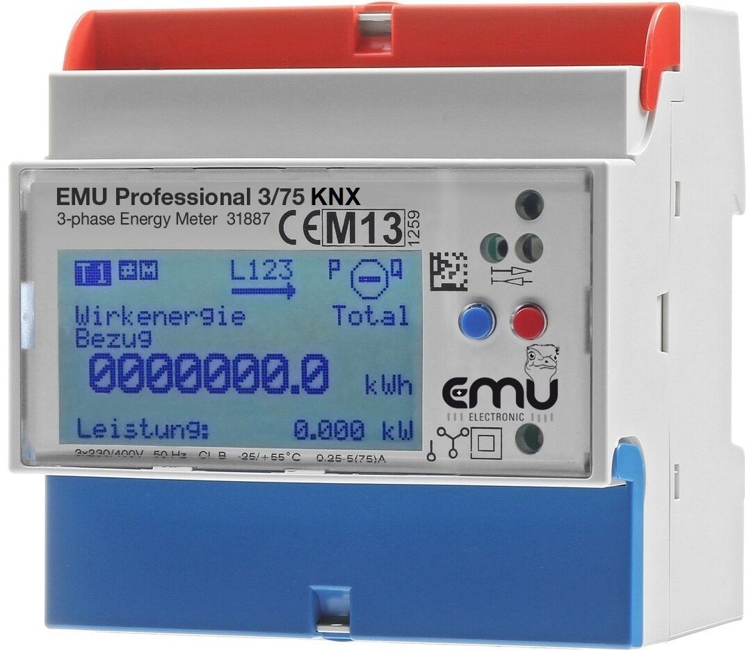 EMU 3-fase indirect kWh-meter Professional 3/5 KNX