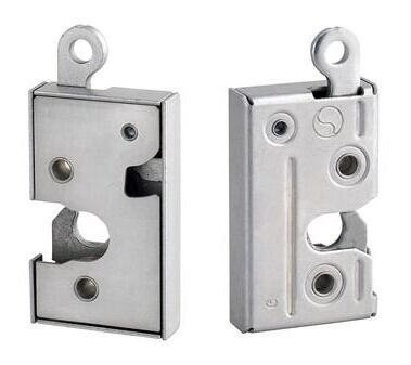 Pommier cabin lock - right - zinc-nickel passivated steel