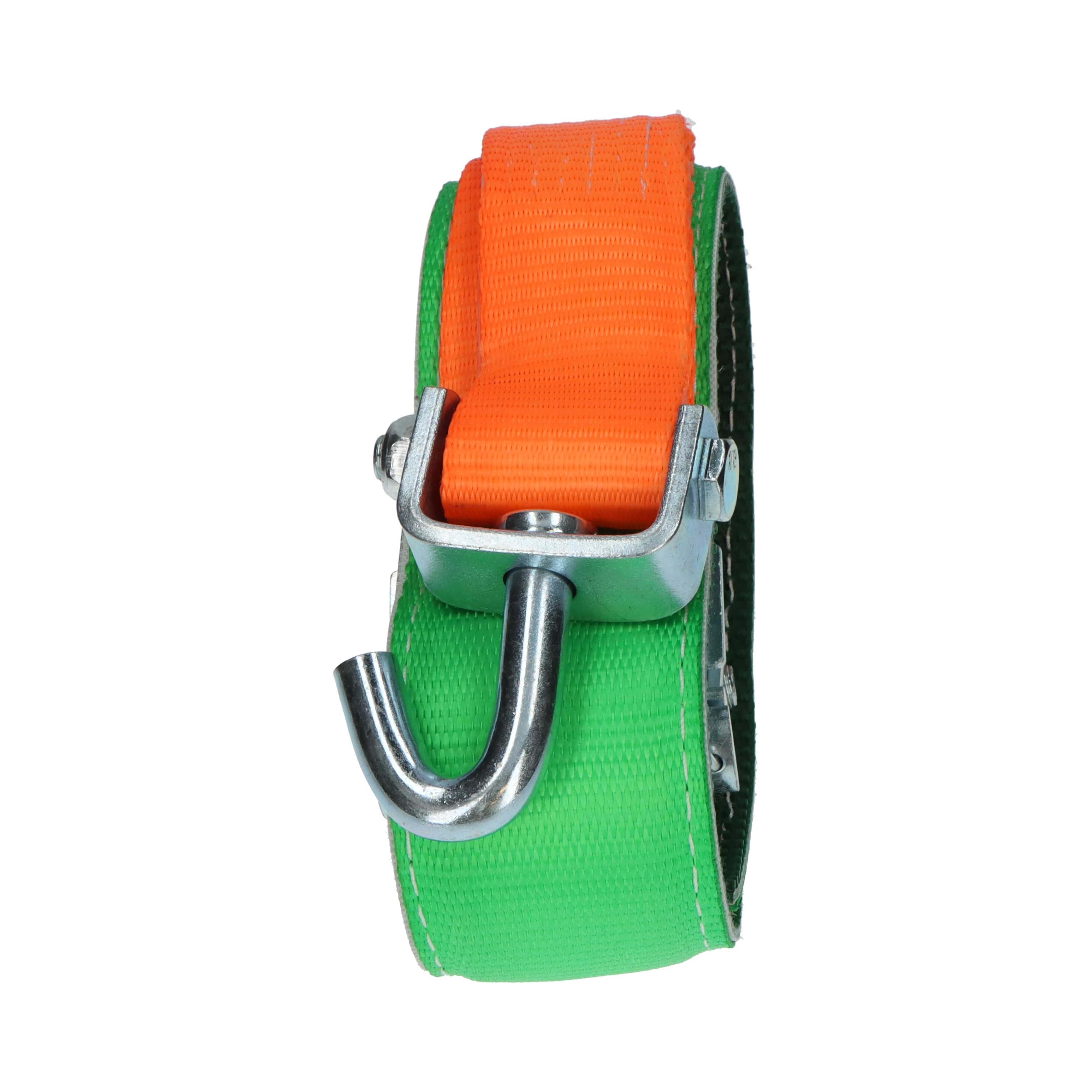 Rhiwa Quality sjorband auto transport 3 punts - 50 mm - met ratelsluiting en punthaak - 2800 mm