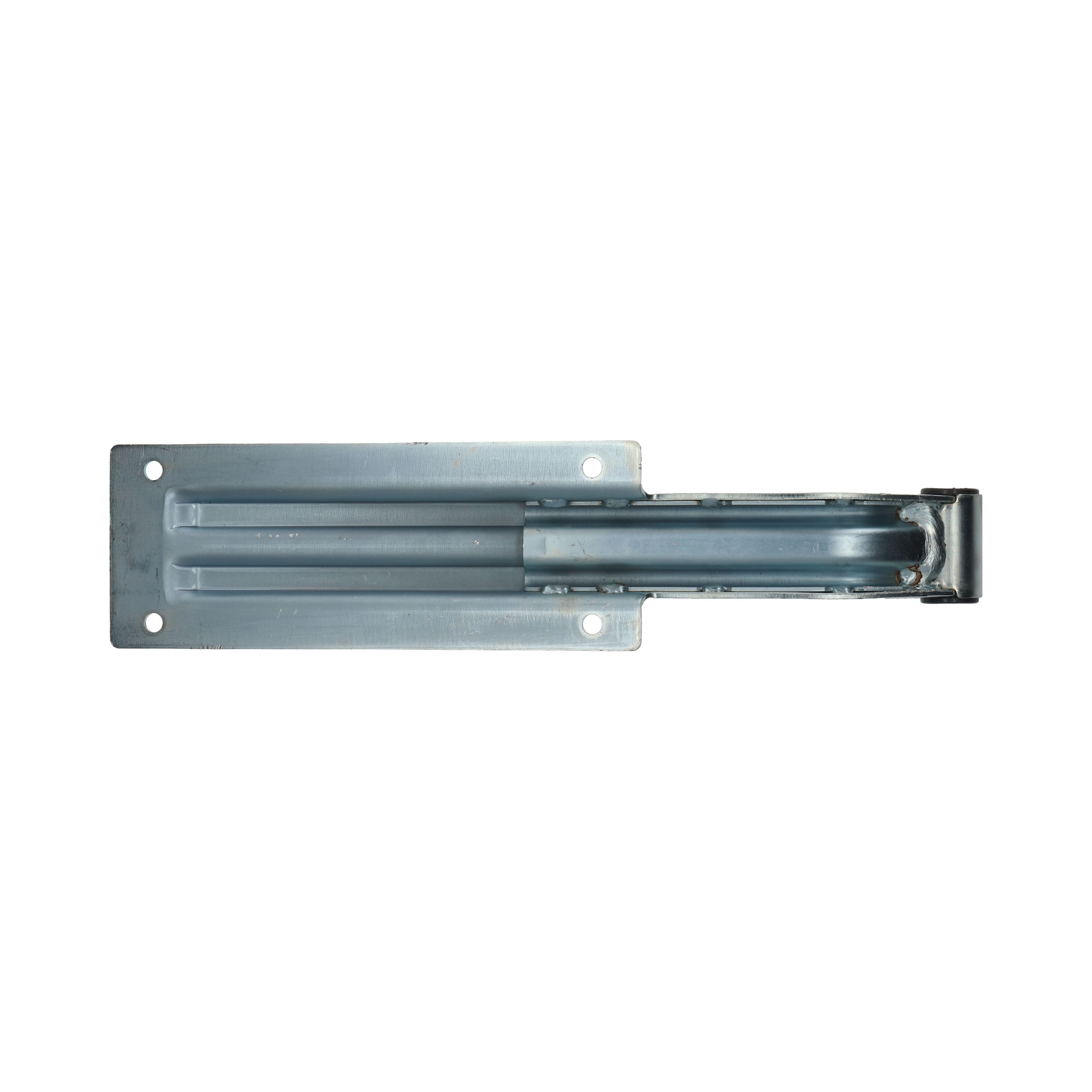 Pommier rear door hinge plate 365 mm - trestle width 50 mm - zinc-plated