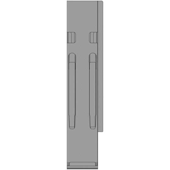 Kinnegrip support arrière K20 - 500 mm - à droite - avec fermeture - KTL